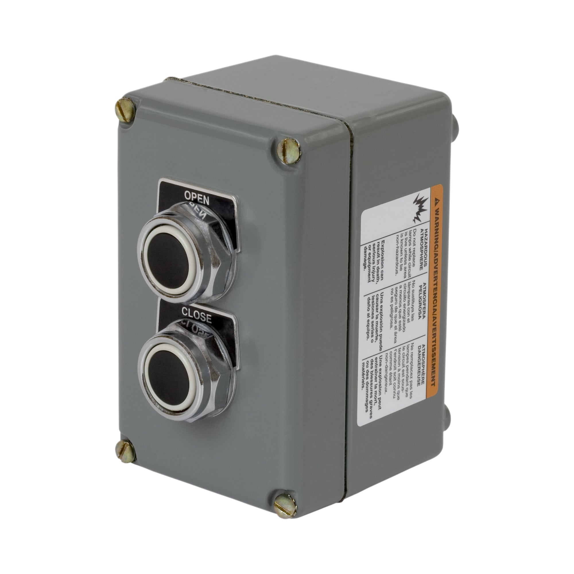 9001KYK26 Harmony Control Station, 300 V AC, 10 A, 2NO-2NC Contact, 2 Operators, NEMA 1/3/4/13 NEMA Rating