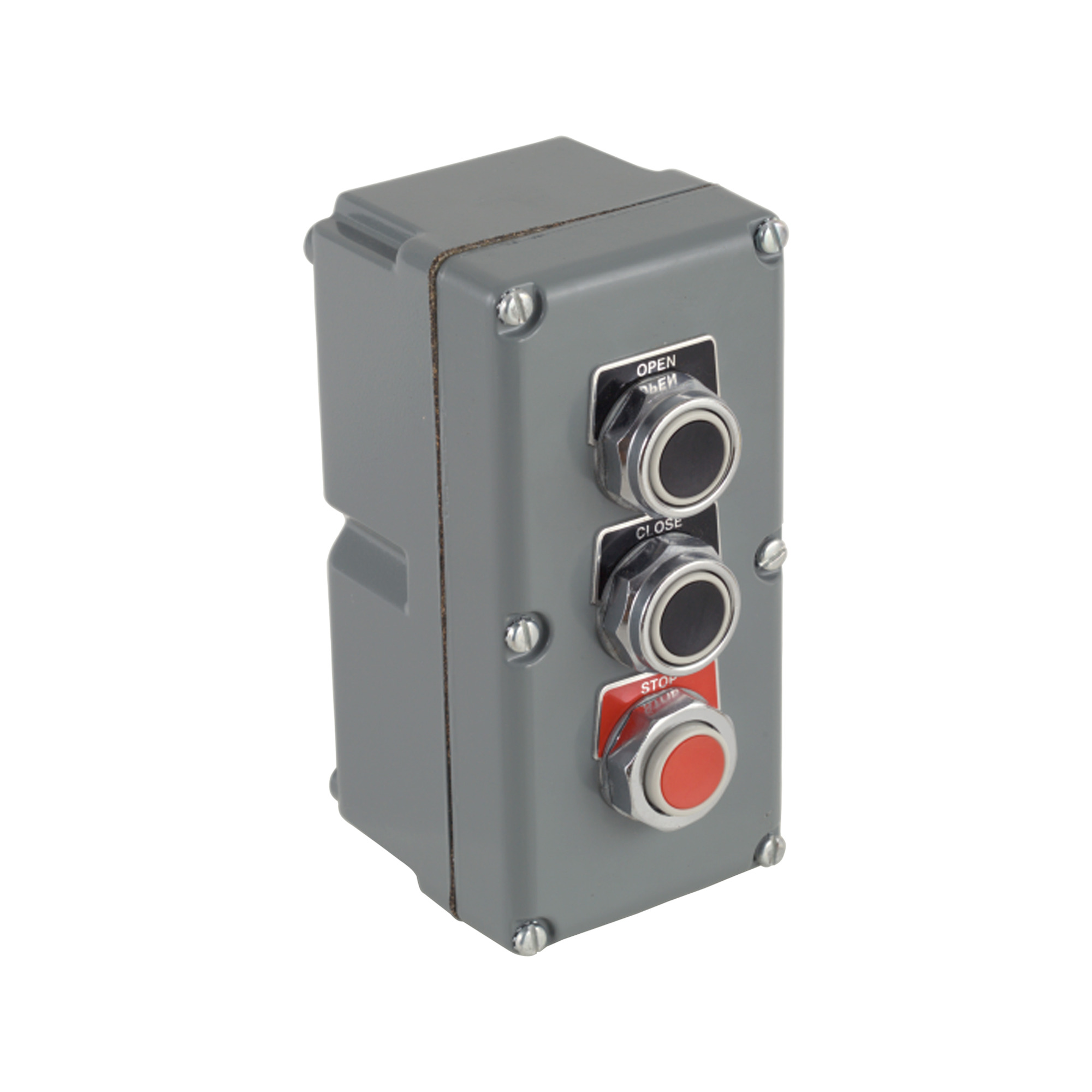 9001KYK32 Harmony Complete Push Button Control Station, 300 V AC, 10 A, 3NO-3NC Contact, 2 Operators, NEMA 3/4/13 NEMA Rating