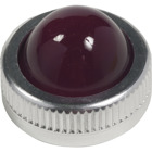 glass lens - for pilot ligth red - diameter 30 mm