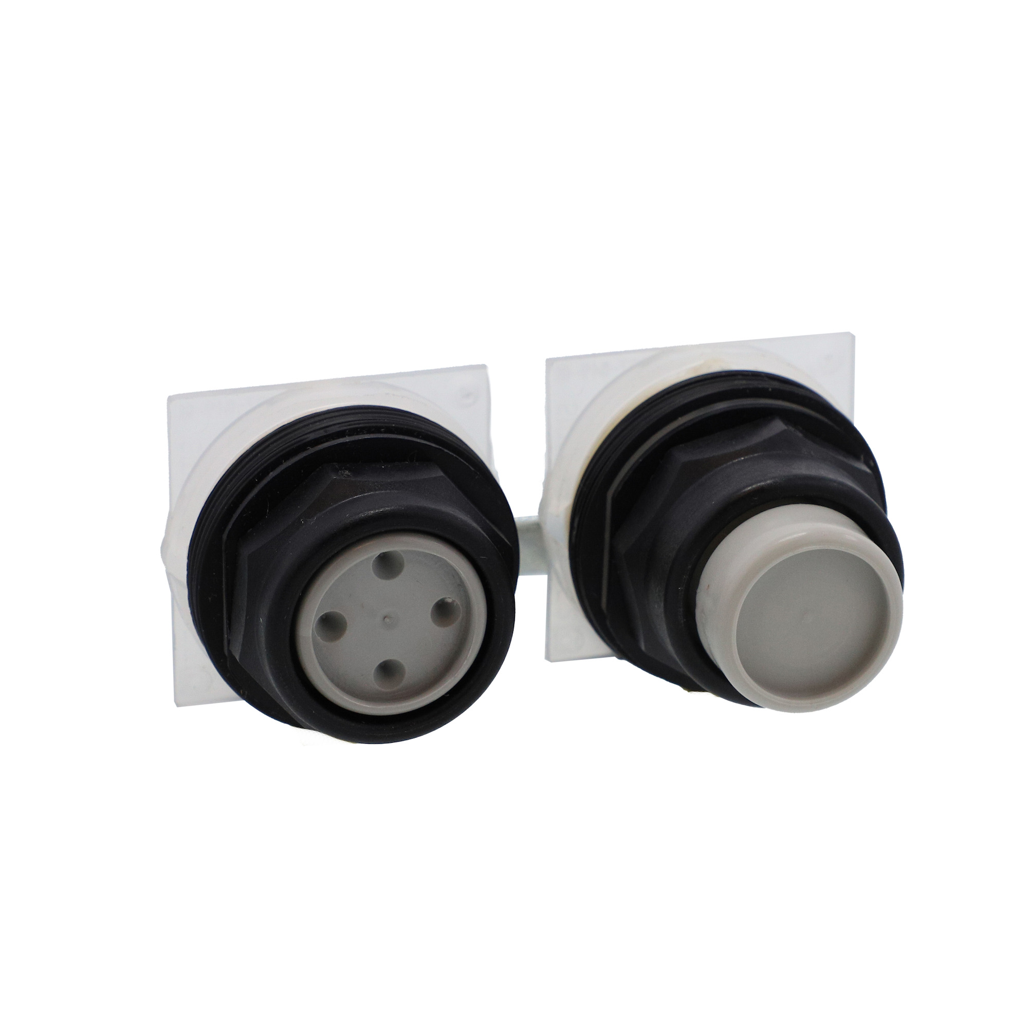 9001SKR12U Harmony Type SK Corrosion-Resistant Dusttight/Oiltight/Watertight Heavy Duty Octagonal Unmarked Non-Illuminated Pushbutton Operator, 30 mm, 2 Positions
