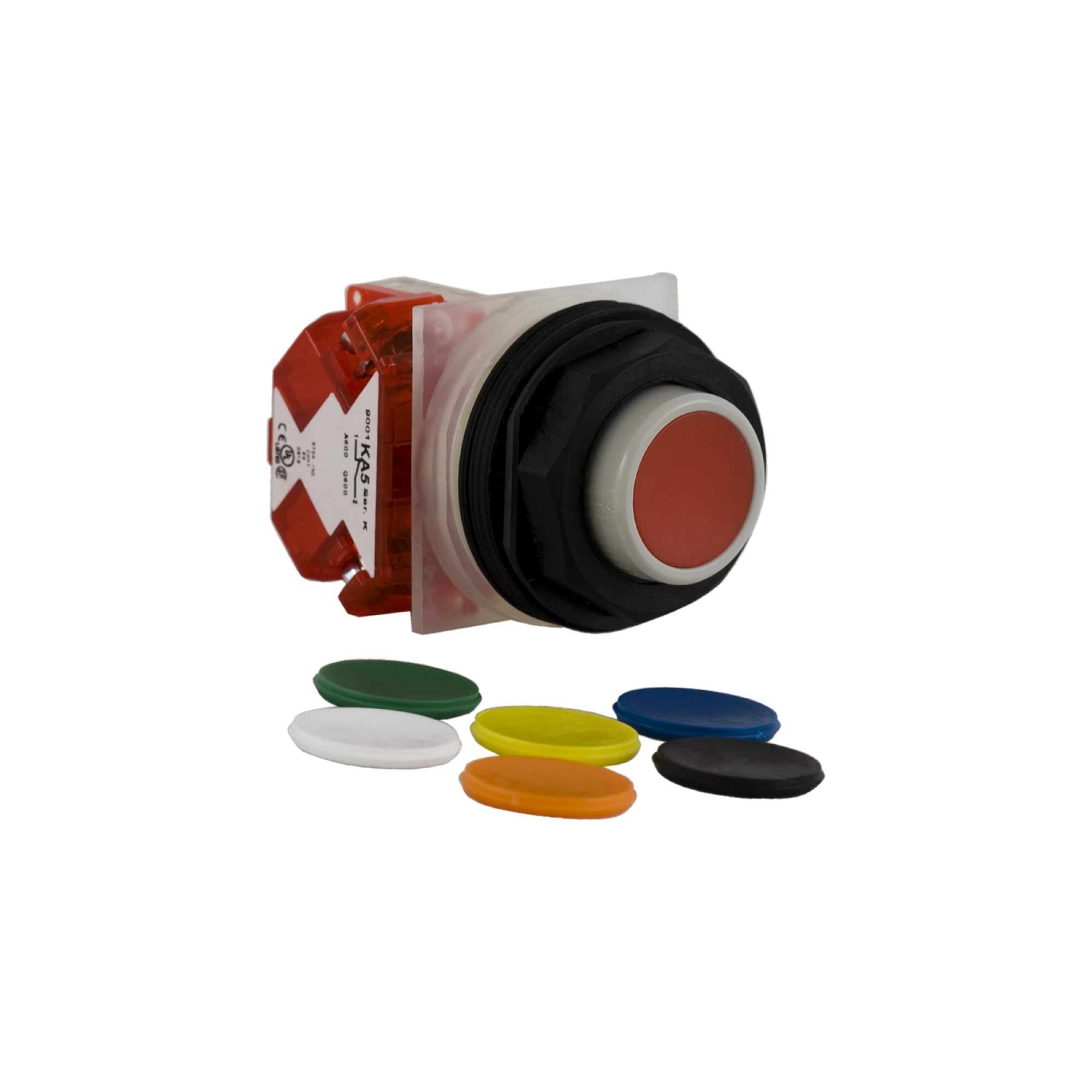 9001SKR3UH6 Harmony Type SK Corrosion-Resistant Dusttight/Oiltight/Watertight Mechanically Interlocked Non-Illuminated Pushbutton, 30 mm, 1NC Contact, Slow Break Contact