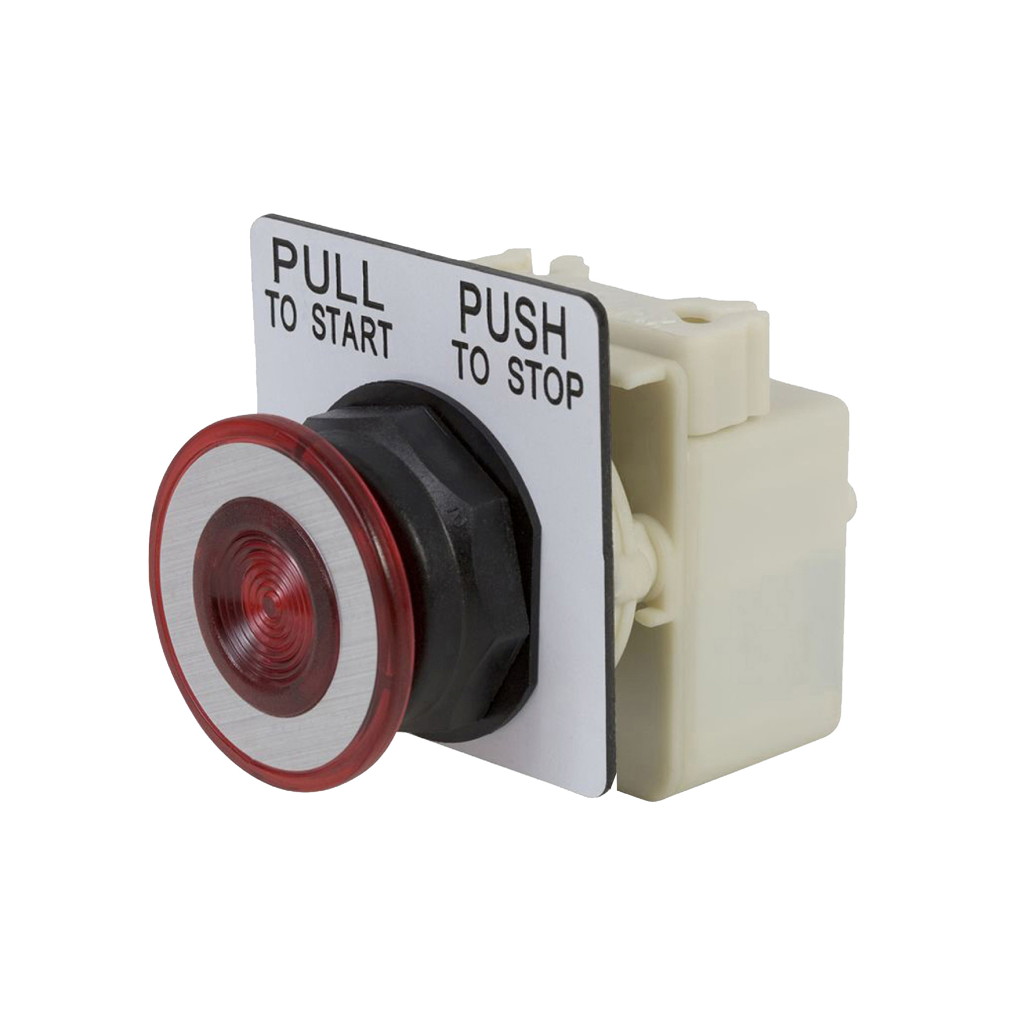 9001SKR8P1R Harmony Standard Illuminated Pushbutton Operator, 30 mm, Red