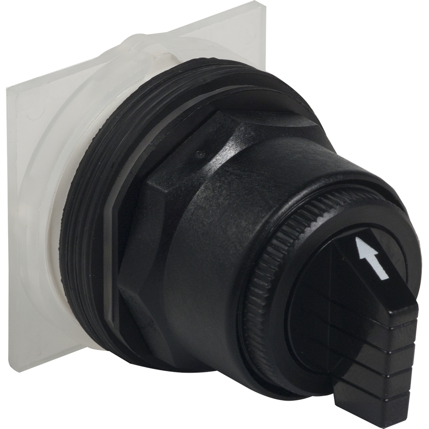 9001SKS52B Harmony Type SK Corrosion-Resistant Dusttight Oiltight Watertight Heavy Duty Round Non-Illuminated Selector Switch Operator, 30 mm, 3 Positions, Black