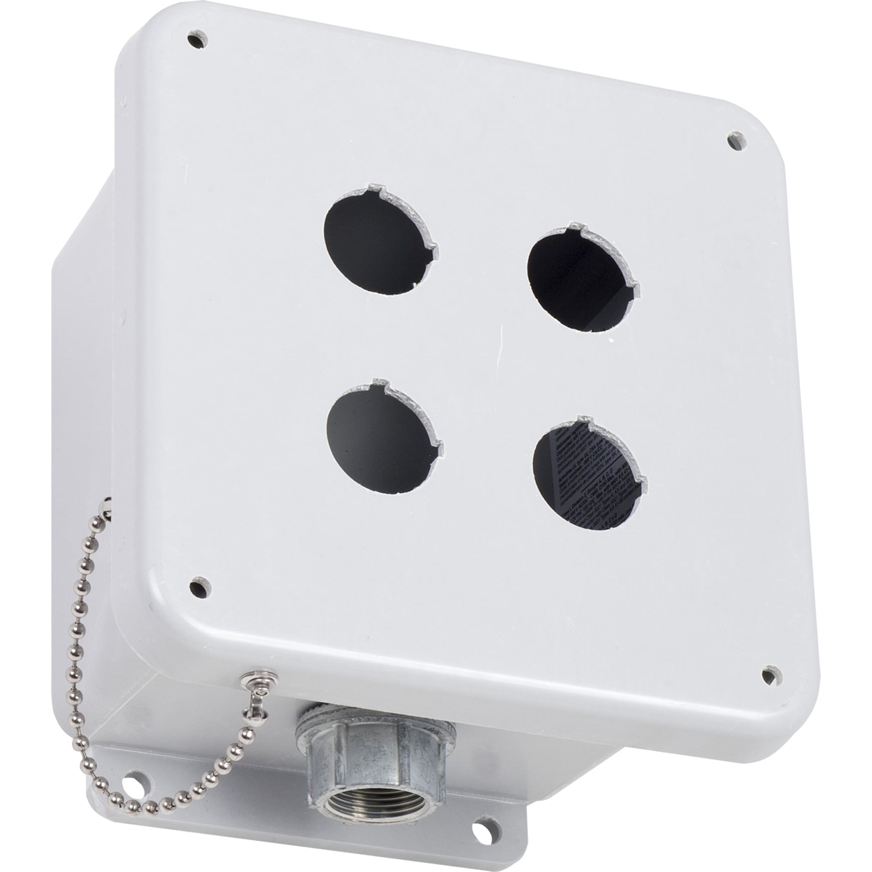 9001SKY4 Harmony 4-Outlet Empty Enclosure, For Use With Class 9001 Type K and SK Pushbutton Control Station, NEMA 3/4/4X/13 NEMA Rating, -25 to 70 deg C, Plastic