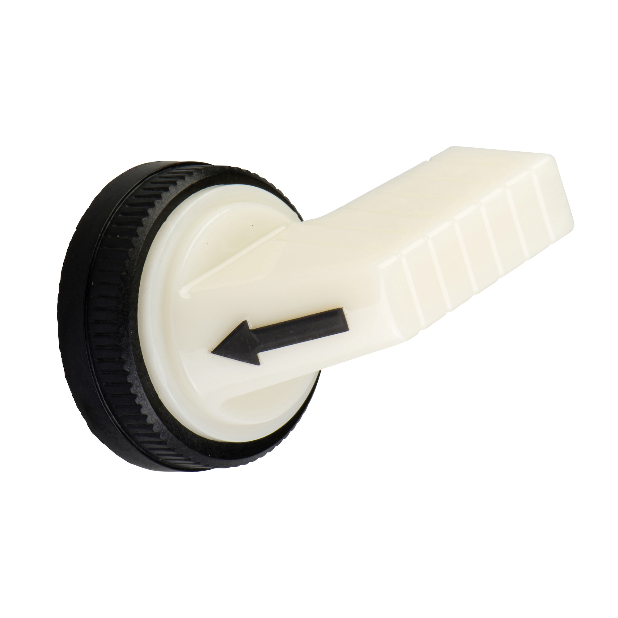 9001W24 Grooved Hand Selector Switch Knob, 30 mm