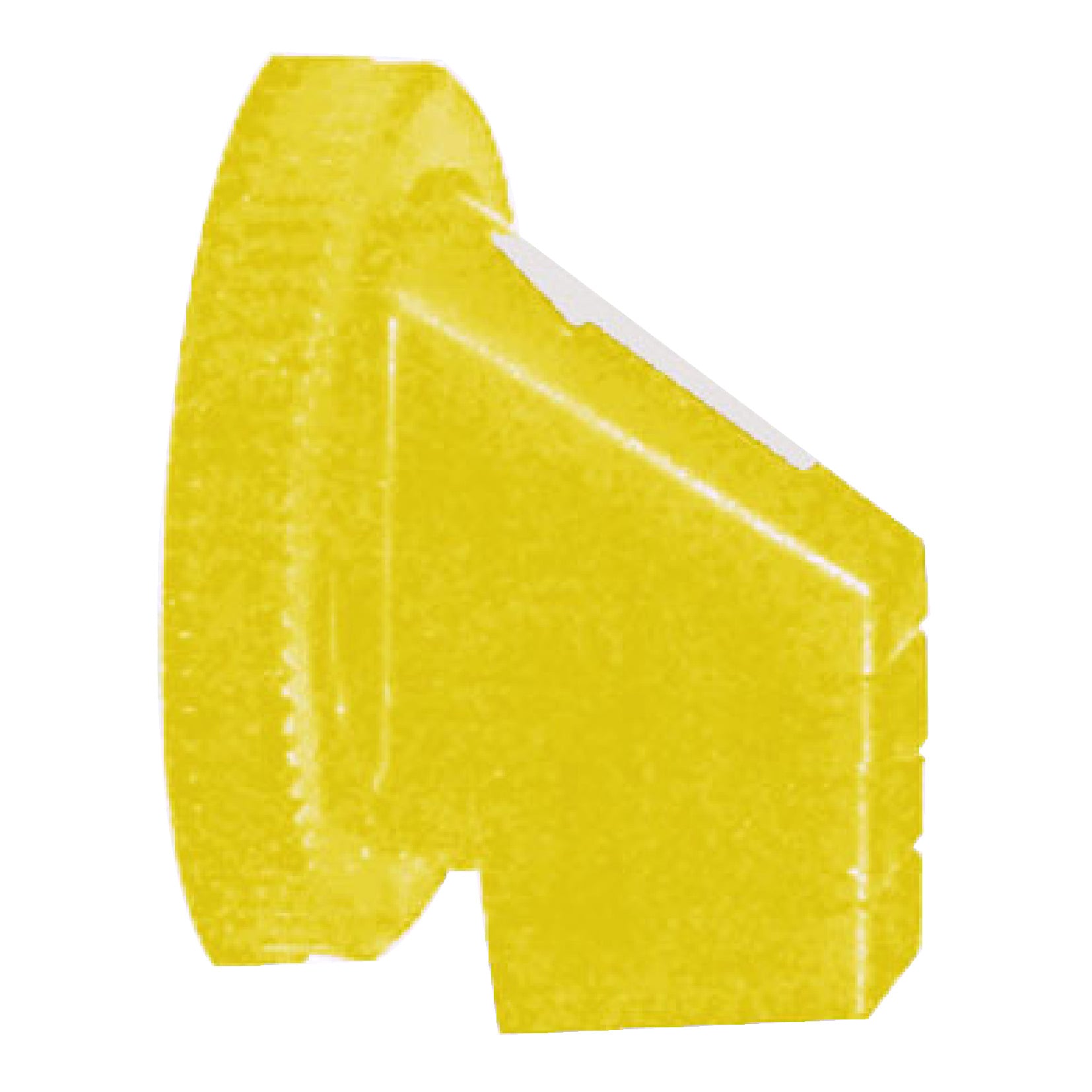 9001Y8 Short Selector Switch Knob, For Use With Harmony Class 9001 30 mm Round Type K/SK Selector Switch, Panel Mount, Terminal Screw, Yellow