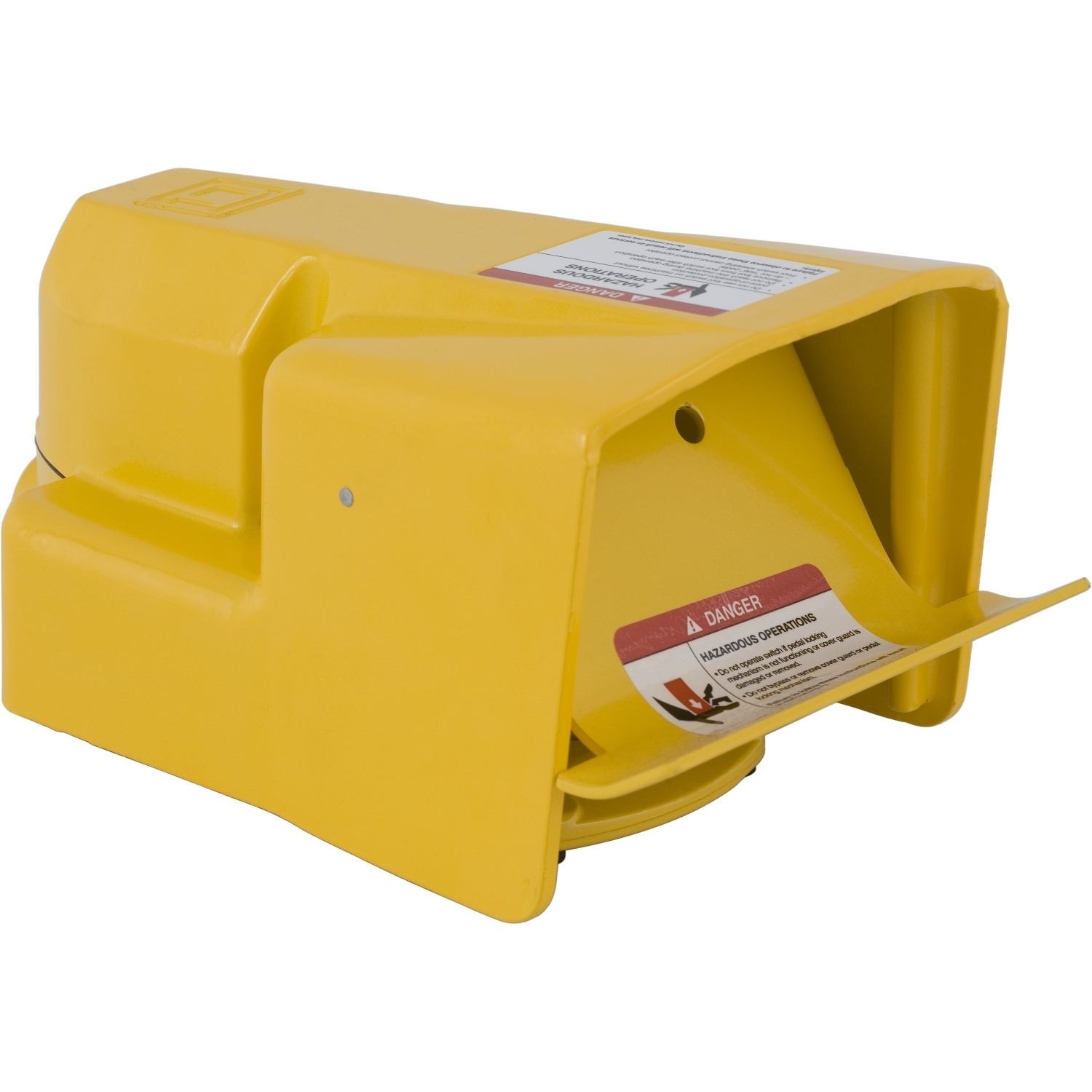 9002AW124 Harmony Fully Shielded Foot Switch With Oversized Pedal Shield, Side Shield, Safety Door, 600 V AC, 10 A