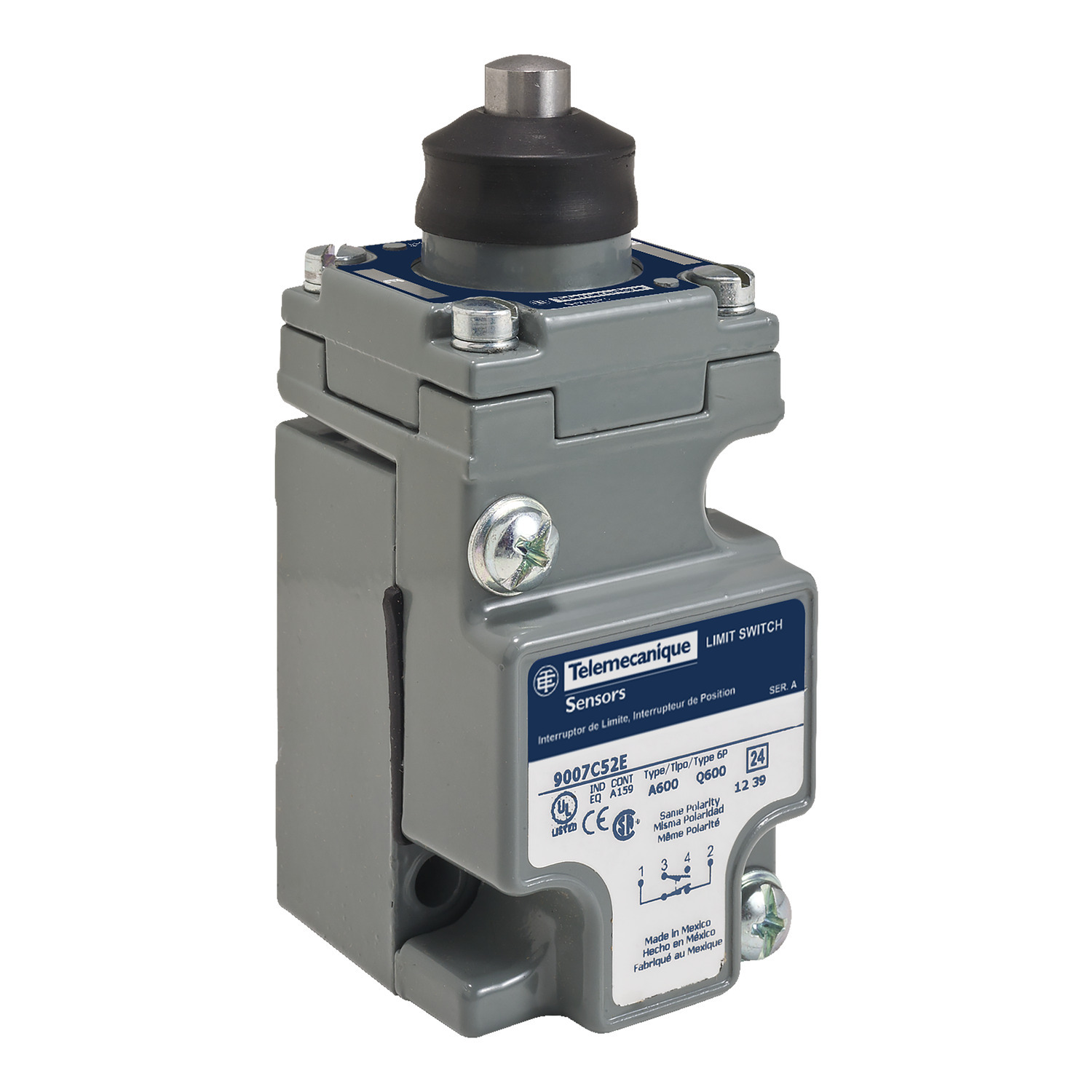 9007A Osisense Heavy Duty Rotary Limit Switch Head, Lever, For Use With 9007C Series Limit Switch