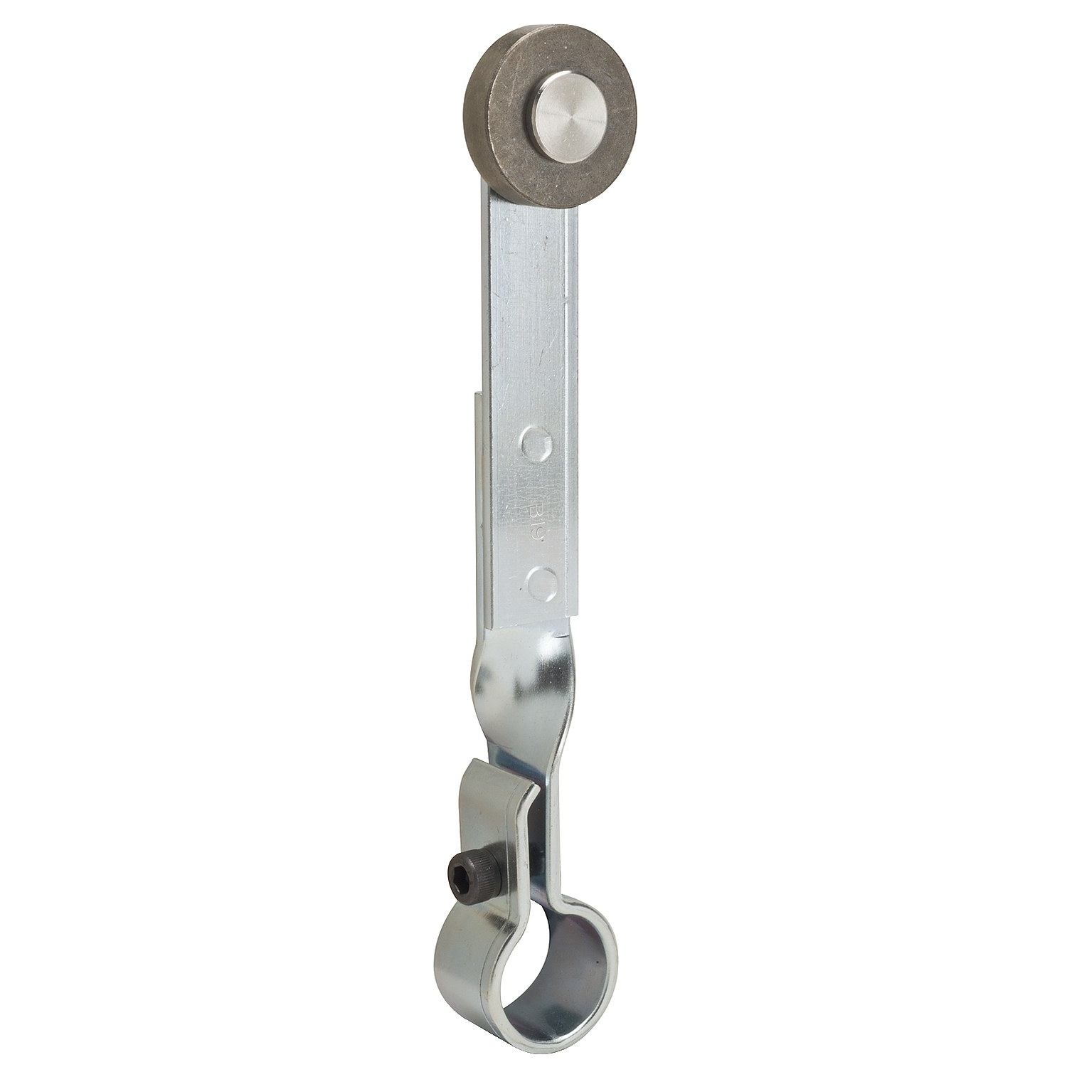 9007B19 Osisense Rotary Standard Straight Severe Duty Limit Switch Lever Arm, 5 in L, Steel Roller