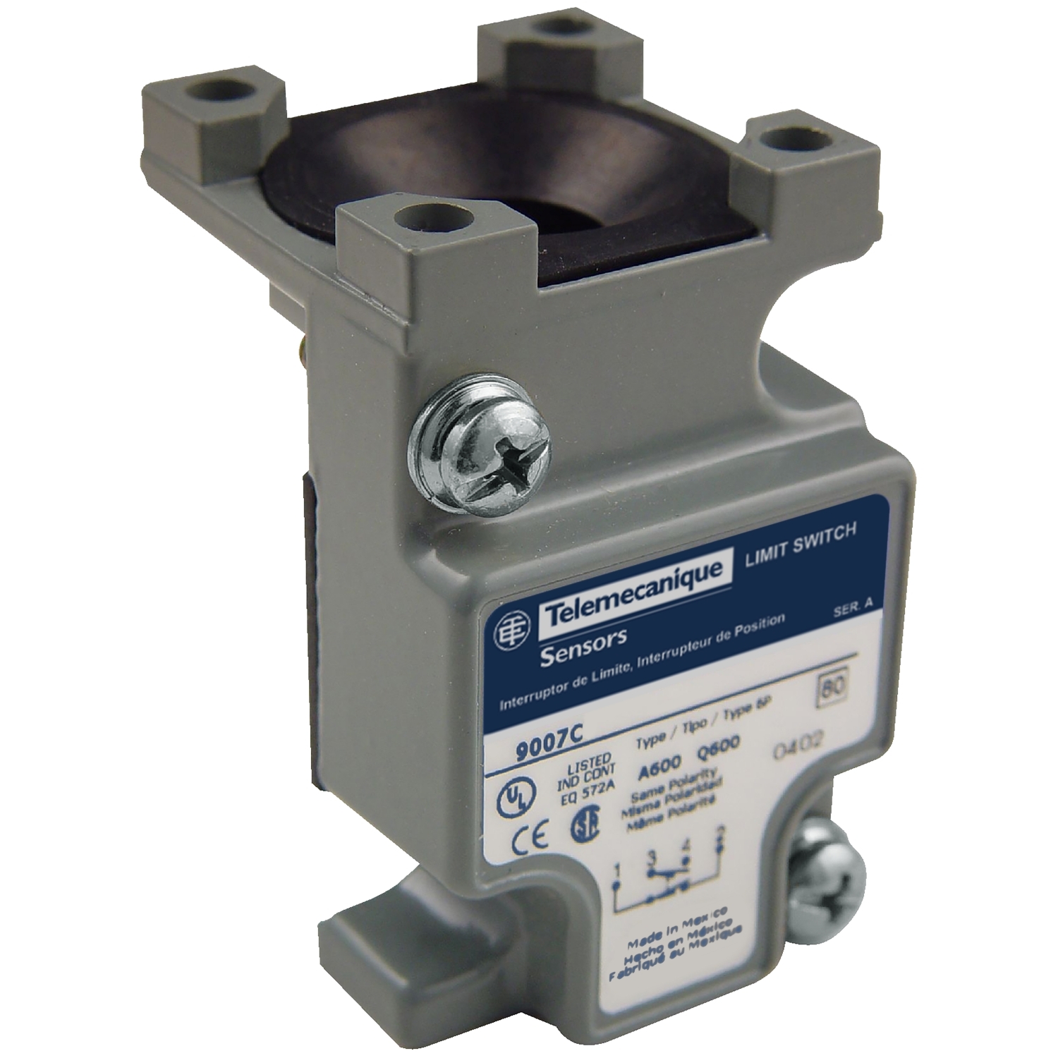 Limit switch lever, 9007, Snap arm c +options