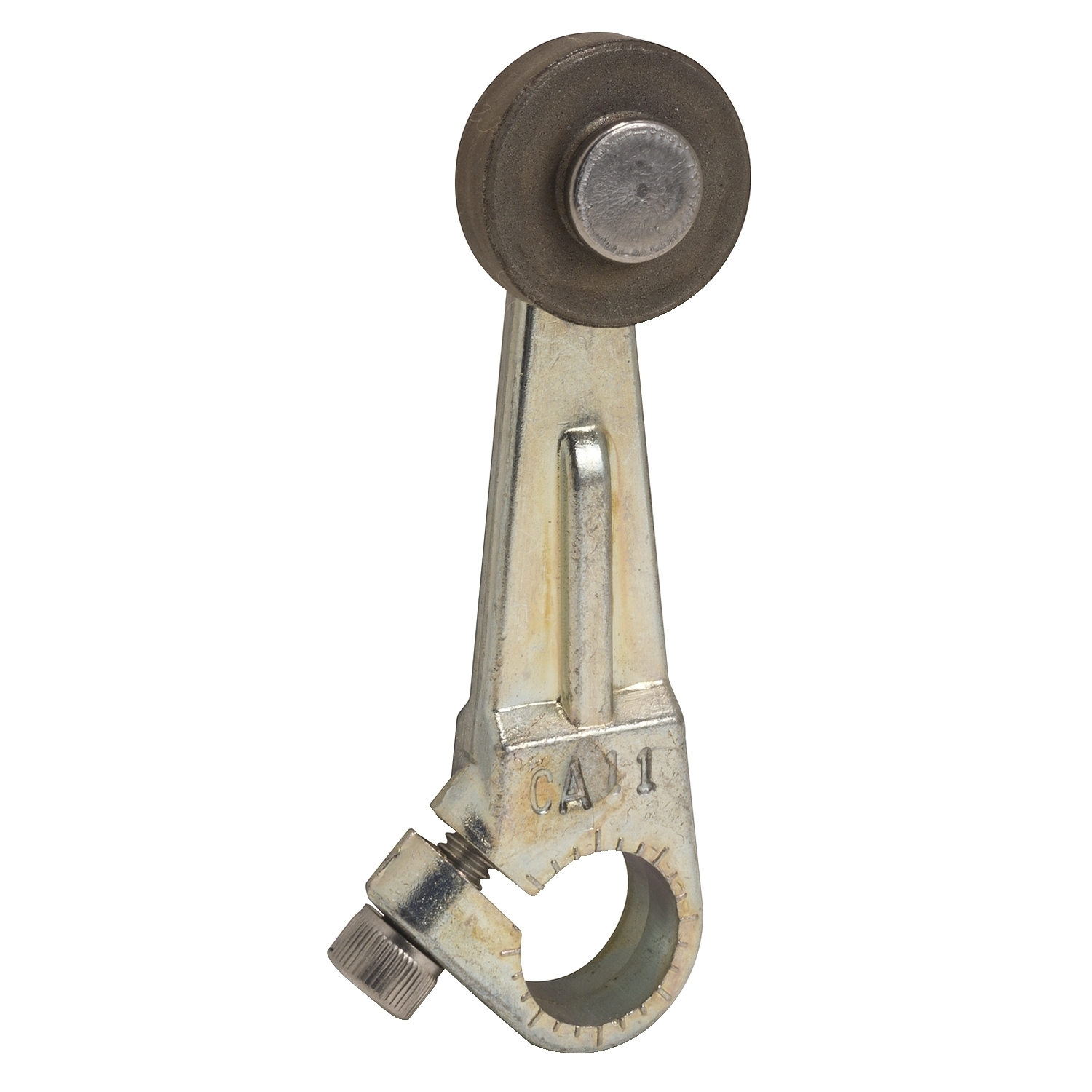 9007CA2 Osisense Rotary Limit Switch Lever Arm, 2 in L, Steel Roller, Cast Zinc Arm