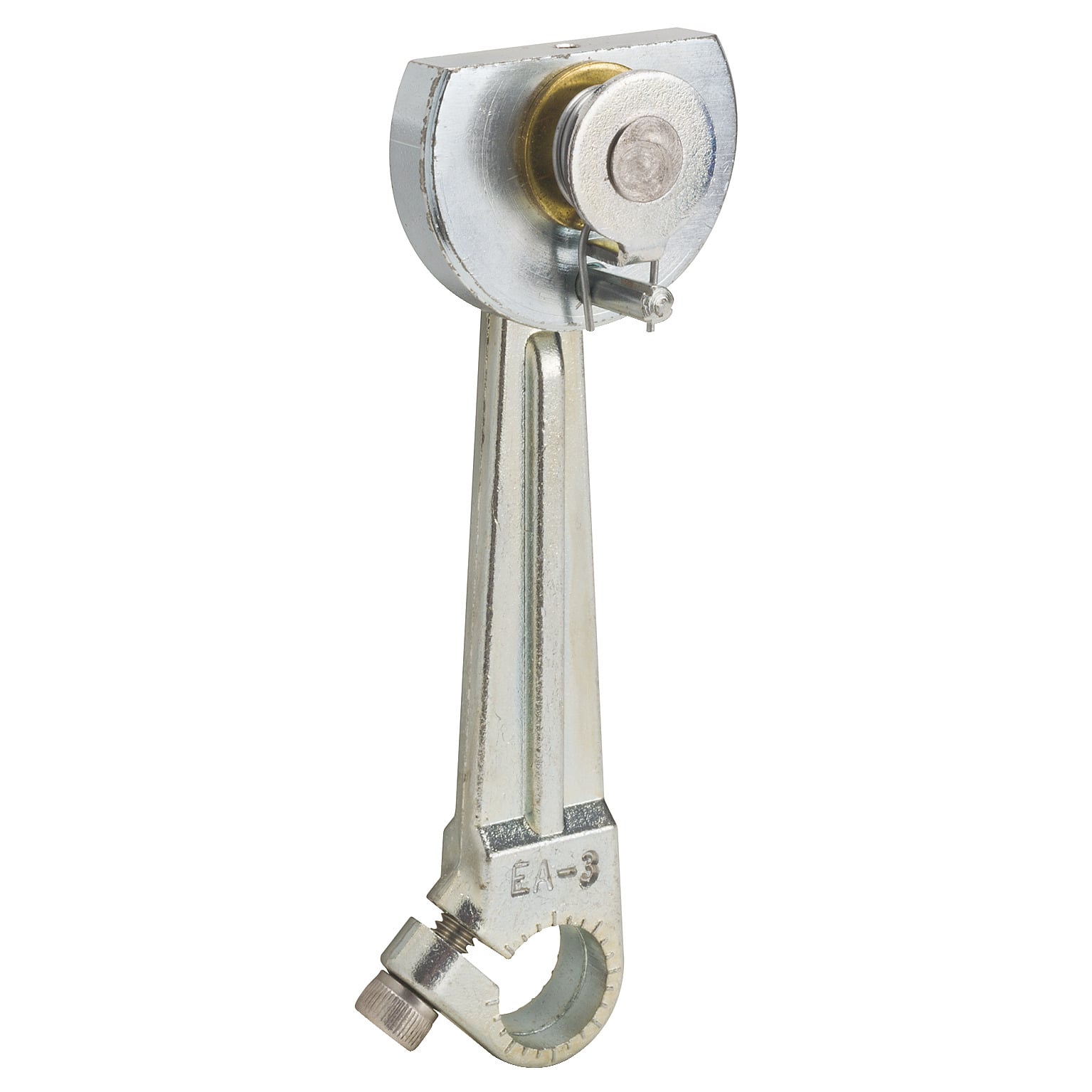 9007DA3 1-Way Spring Return Roller Lever With Countersunk Pin, 2-1/2 in L, Steel Roller, Cast Zinc Arm