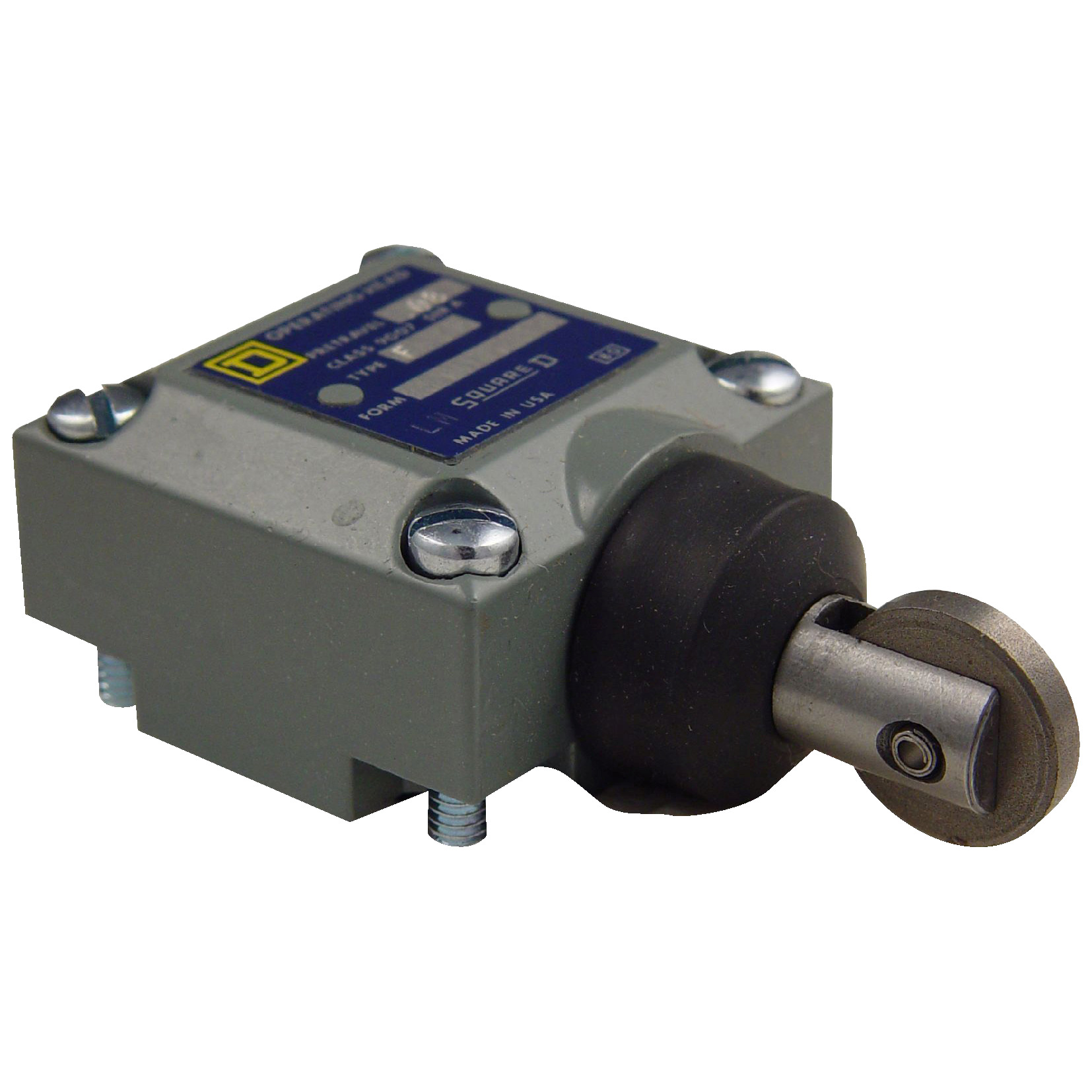 NEMA limit switch, 9007C, side roller plunger spring return head, vertical roller