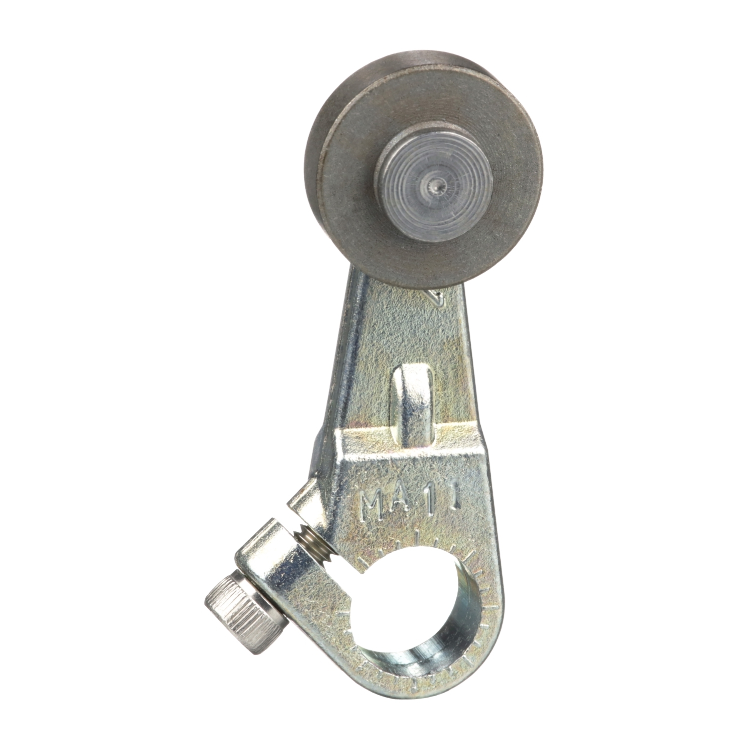 9007MA11 Osisense 9007C Heavy Duty Rotary Standard Format Limit Switch Lever, 1-1/2 in L, Steel Roller, Zinc Plated Arm
