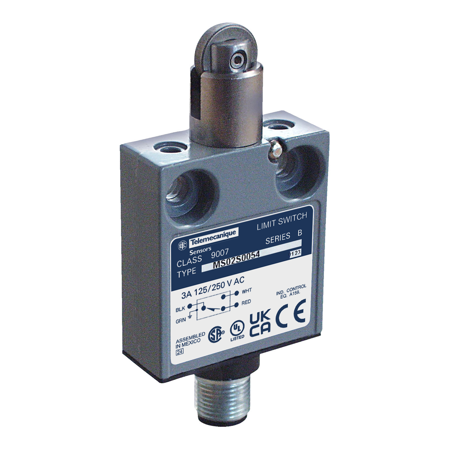 Limit switch, 9007, 240 VAC 10amp ms +options