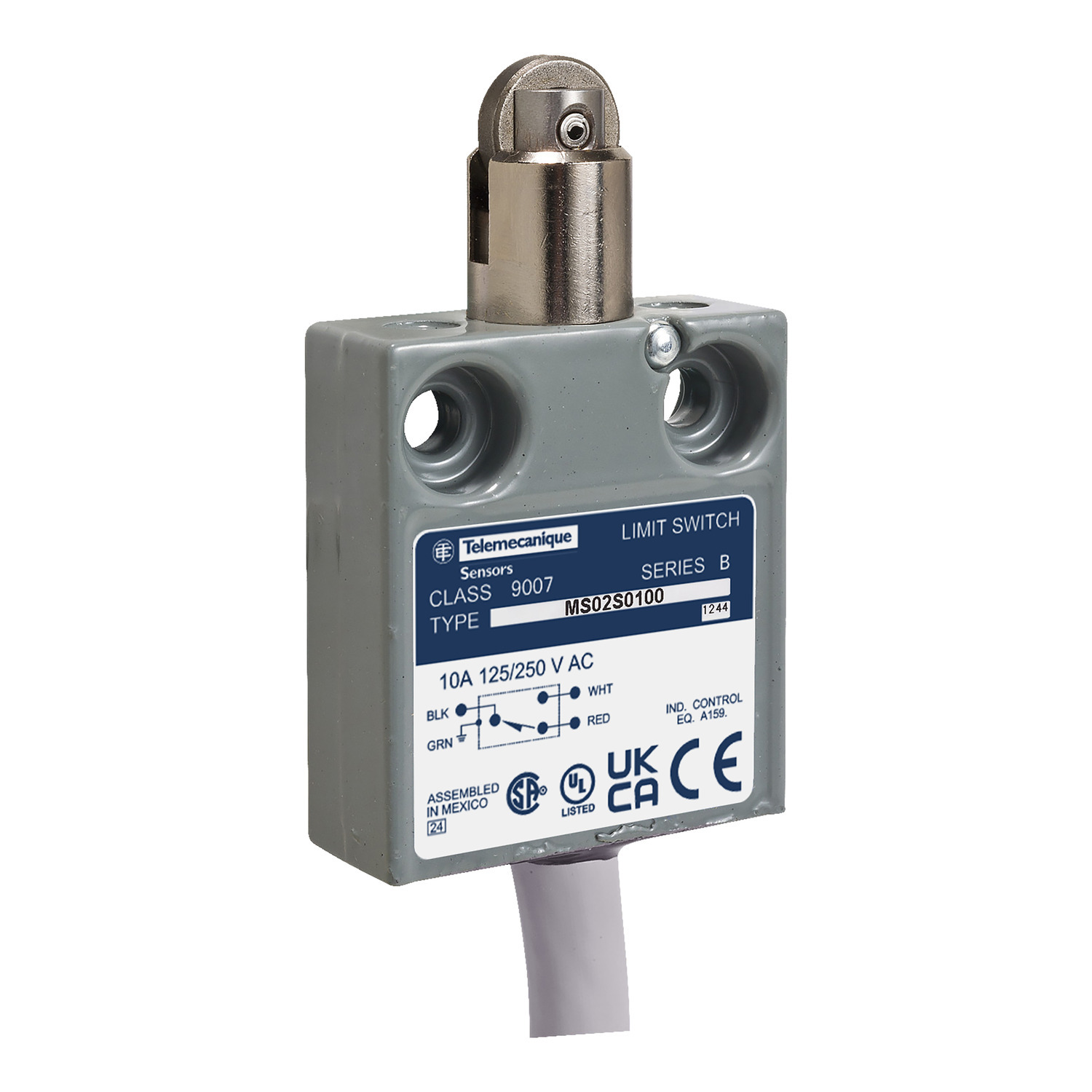 Limit switch, 9007, 240 VAC 10amp ms +options