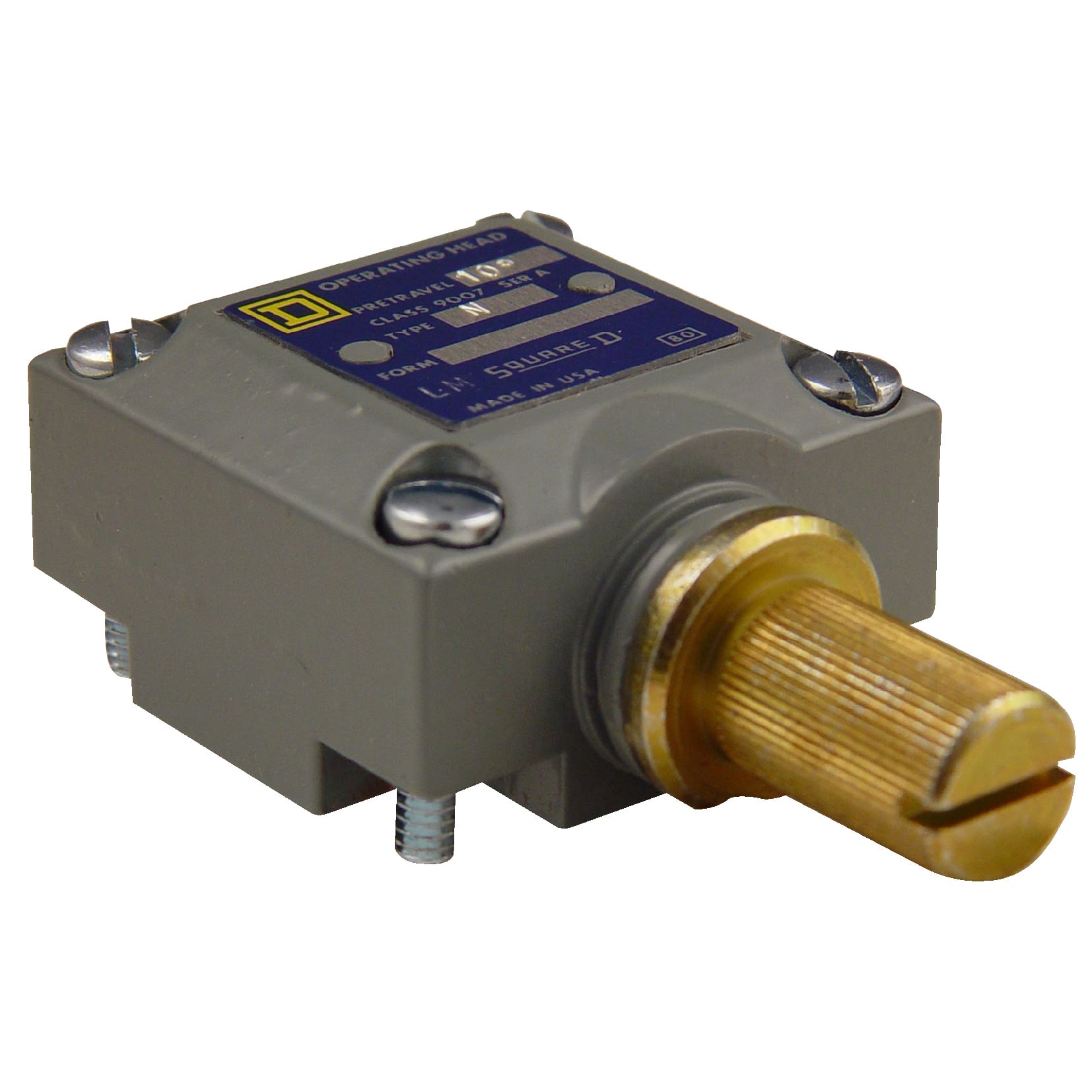 9007N Heavy Duty Rotary Head, Left and Right Rotary, For Use With Osisense Class 9007 Type C Limit Switch, NEMA 4/6P/13 NEMA Rating