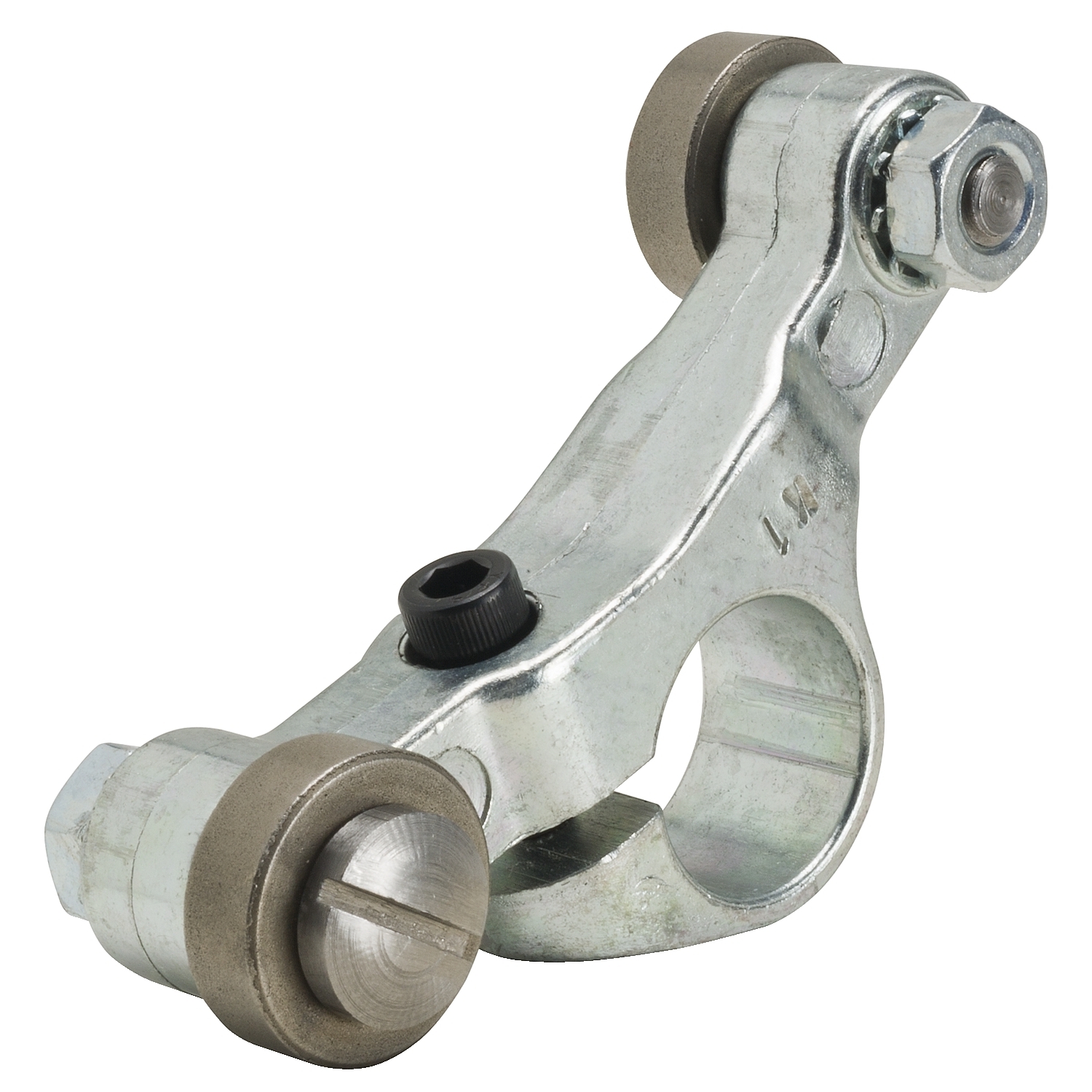 Limit switch lever, 9007, 9007T/FT zinc, 90 fork, LH opposing steel rollers