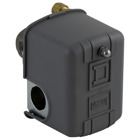 Square D,PRESSURE SWITCH 575VAC 1HP F +OPTIONS,0.25 inch NPT external conforming to UL 508,100...200 psi,200 psi,40 psi,off at 175 psi,2-way pressure release valve-black cover,220 PSIG,A600,DPST,General Purpose (Indoor),NEMA 1,Pressure Switch,Pumptrol,Screw Clamp,UL listed, CSA,air (-22...257 F),control small electrically driven air compressors