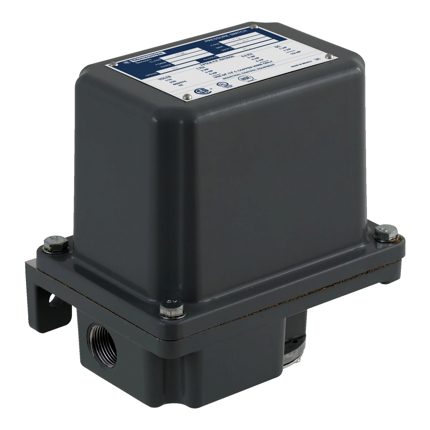  Pumptrol, pump or compressor switch 9013GH, adjustable diff., 130 175 PSI