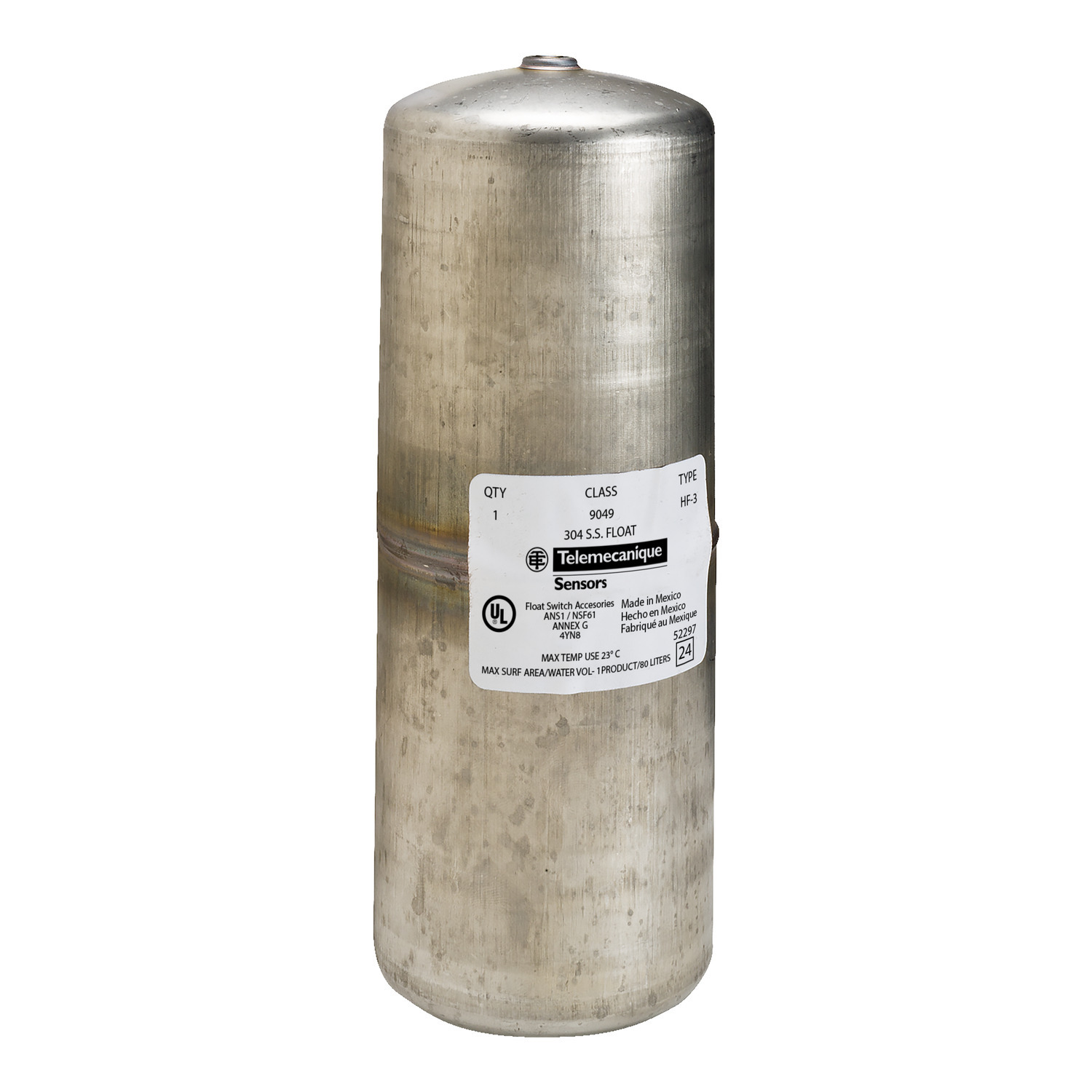 Float, 9049, switch accessory stainless steel 304
