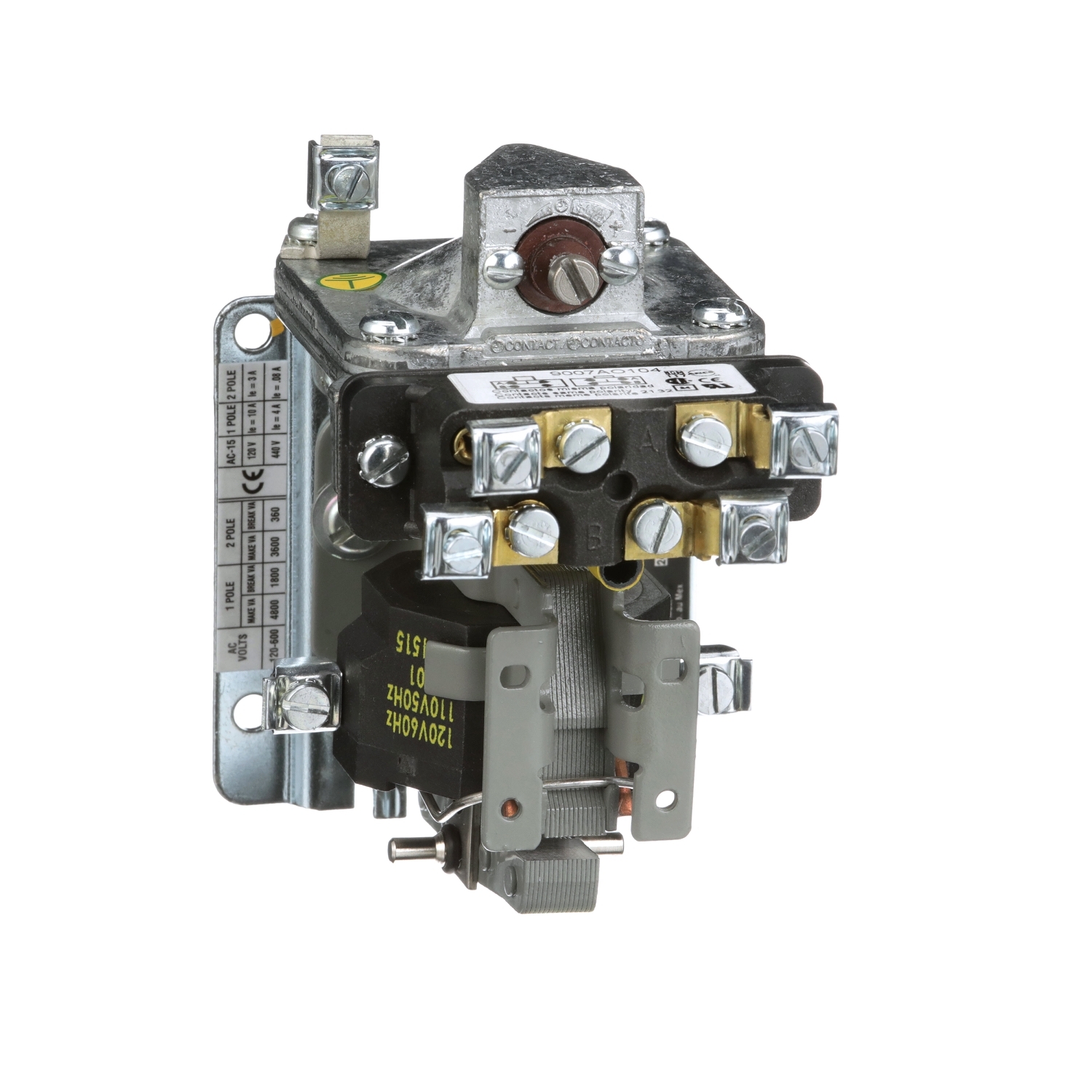9050AO10DV02 Pneumatic Timer, 29 ms ON Delay/27 ms OFF Delay Setting, 1NO-1NC (Time Delayed) Contact, 1 Poles