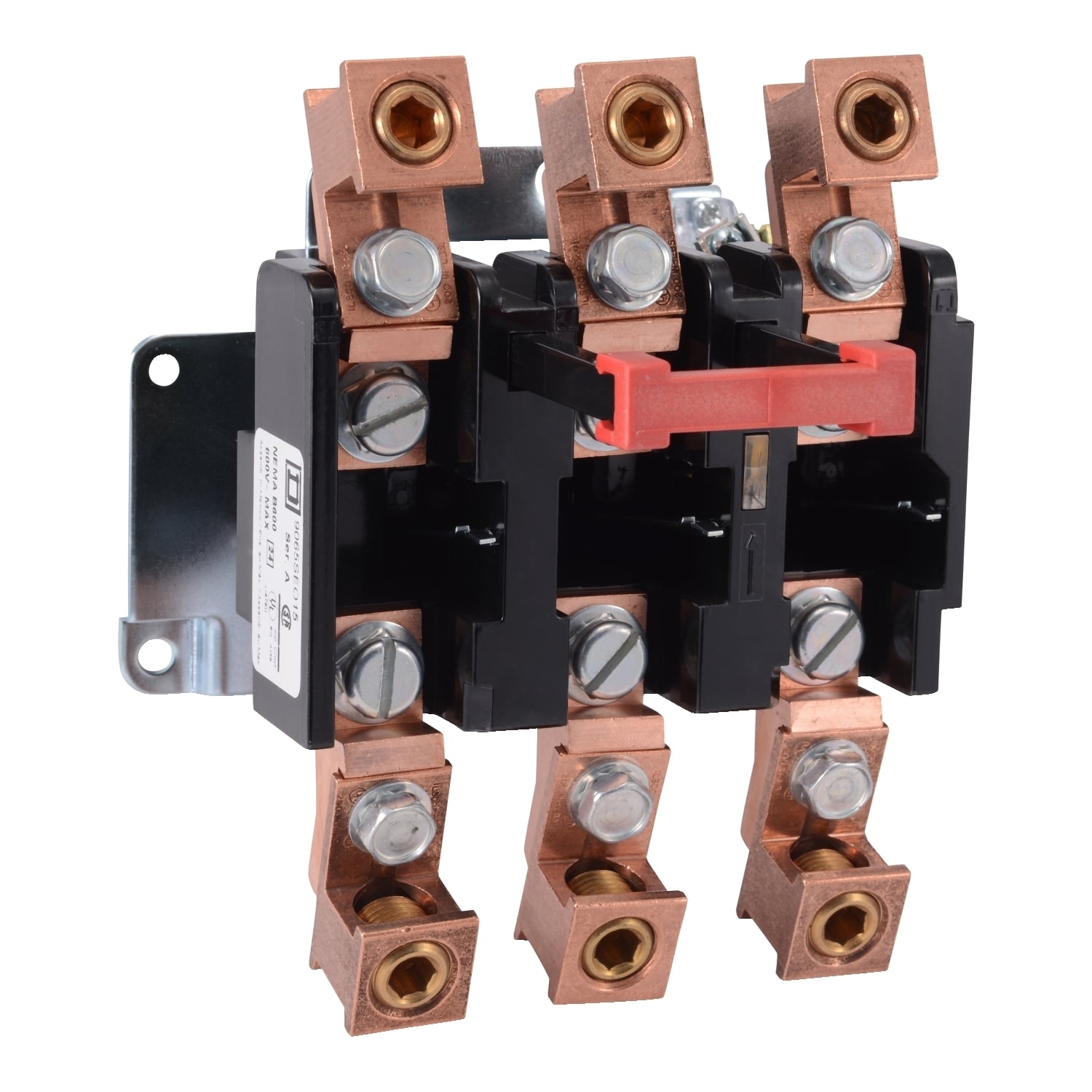 9065SEO15 Type S Melting Alloy Overload Relay, 133 A, 1NC 1 Form B Contact, 600 V AC V Coil