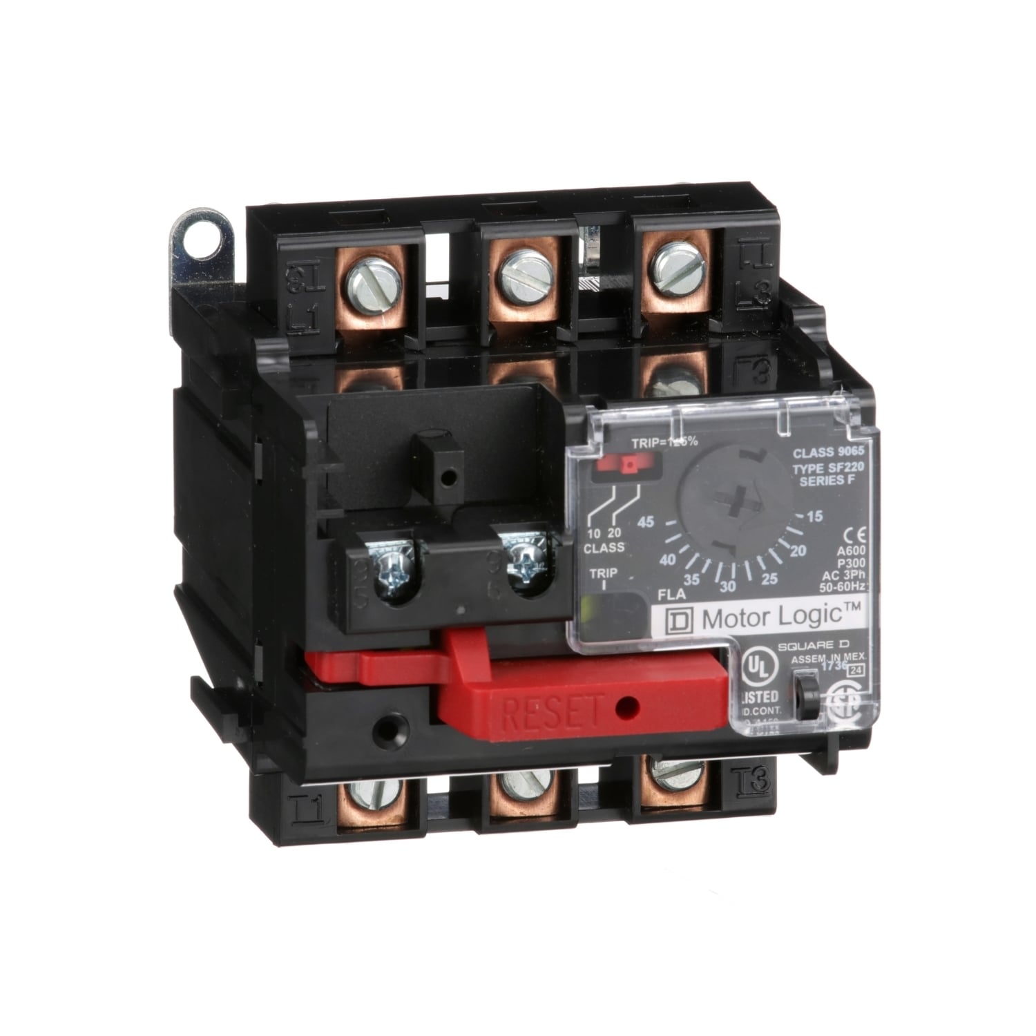 9065SF220 Solid-State Thermal Overload Relay, 45 A