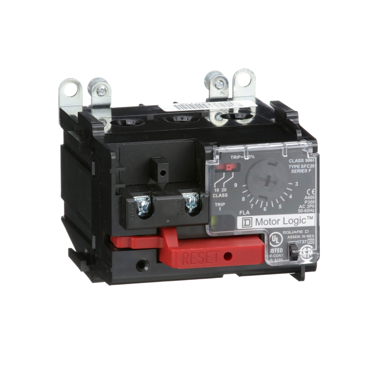 9065SFC20 Class 10/20 Solid State Thermal Overload Relay, 9 A, 1NC 1 Form B Contact