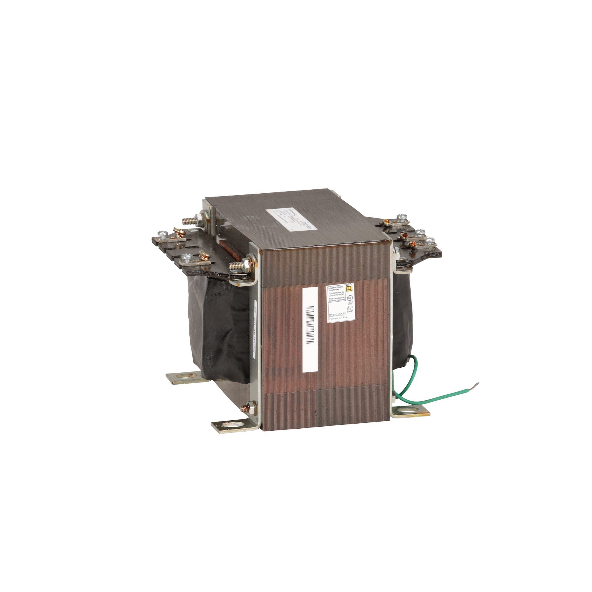 9070EO81D101E23 Type EO Control Transformer, 480/575 V AC Primary, 115 VAC Secondary, 1500 VA at 60 Hz/1300 VA at 50 Hz Power Rating, 60/50 Hz, 1 Phase