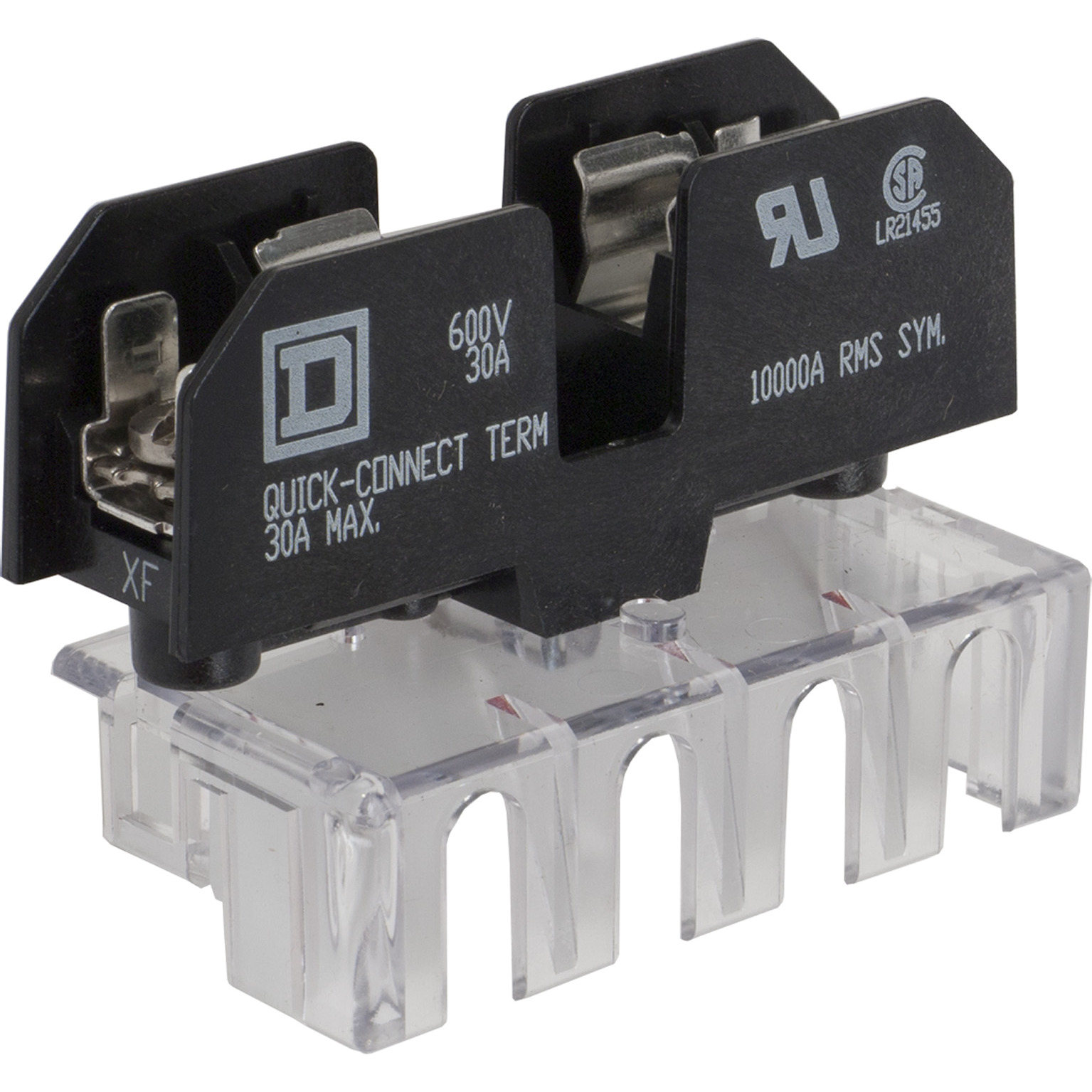 9070FB1A Midget Fuse Block With Standard Clips, 1.5 x 0.41 in