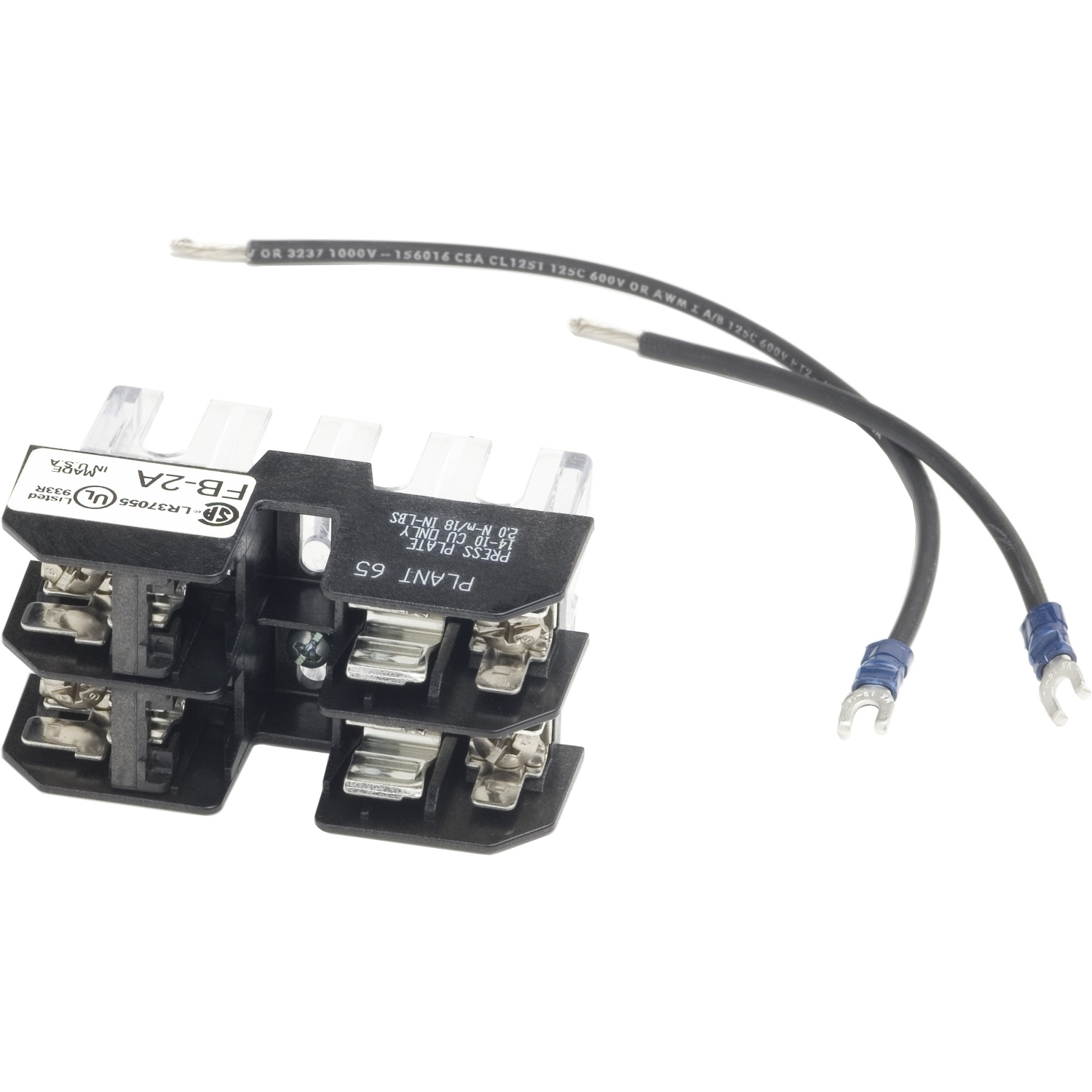 9070FB2A Transformer Fuse Block, 600 V AC, 25 A, 200 A, Midget Fuse