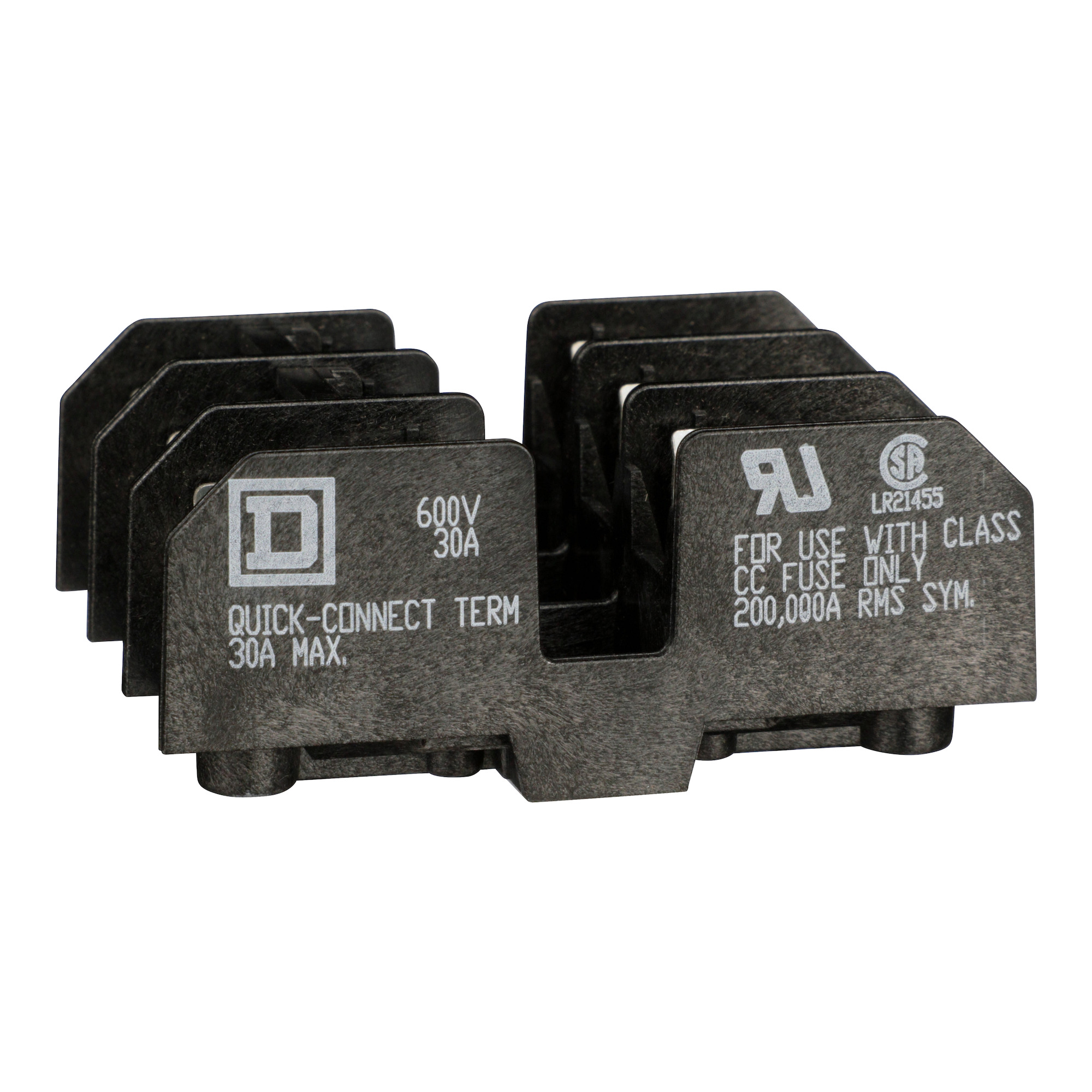 9070FB3A Transformer Fuse Block, 200 to 600 V AC, 25/200 A, Midget Fuse