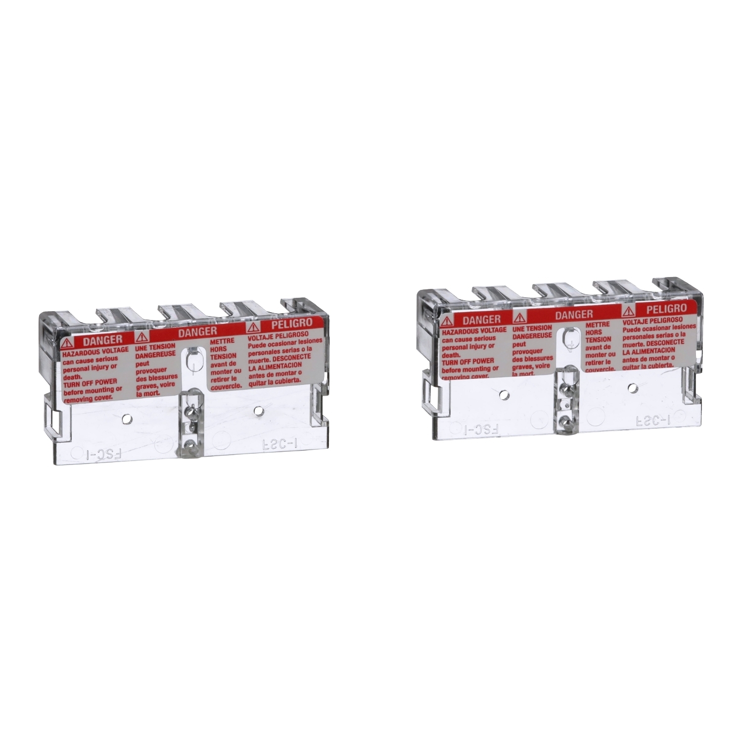 9070FSC1 Surface Mount Finger-Safe Cover, 7.3 in L x 6.2 in W x 5.5 in H, For Use With Class 9070 Type T, E and TF Transformer