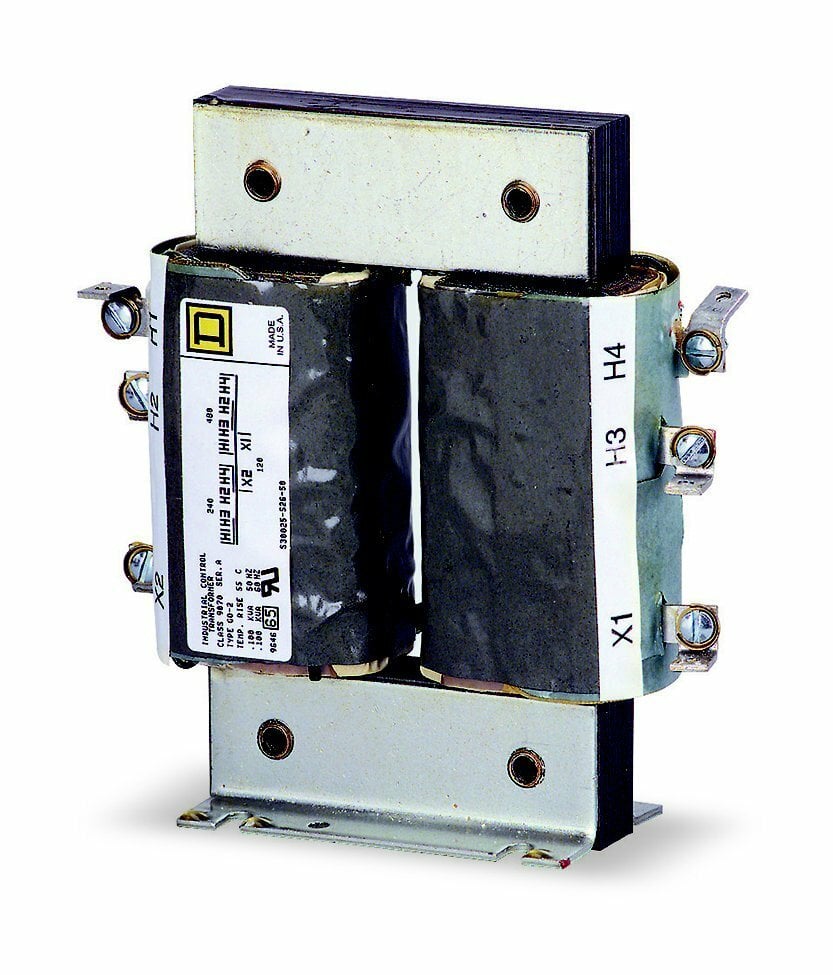 9070GO2D1 Type T Transformer Kit, 240/480 V AC Primary, 120 VAC Secondary, 100 VA Power Rating, 50/60 Hz