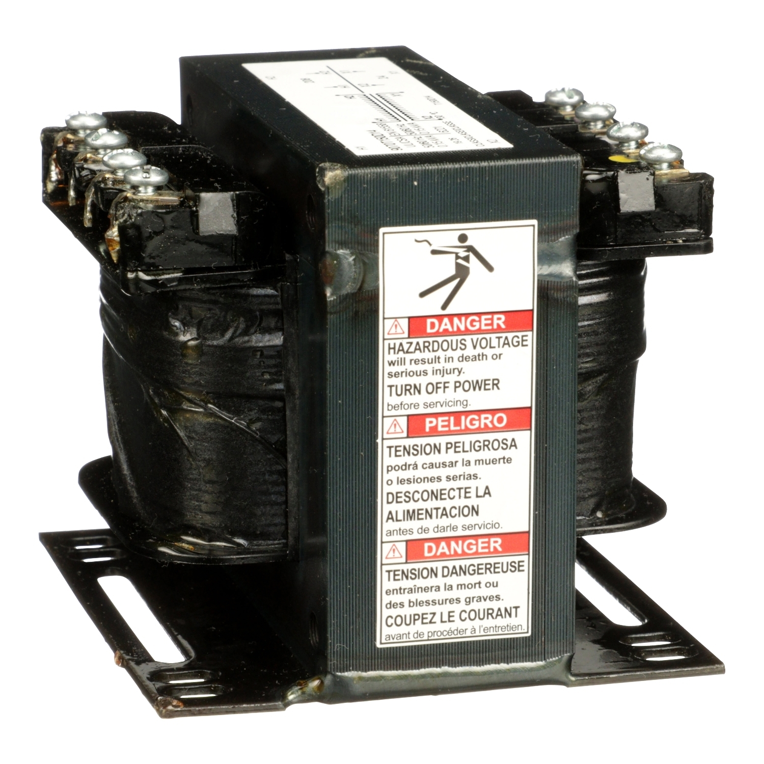 9070T150D14 Type T Industrial Control Transformer, 208 V AC Primary, 24 VAC Secondary, 150 VA Power Rating, 50/60 Hz, 1 Phase