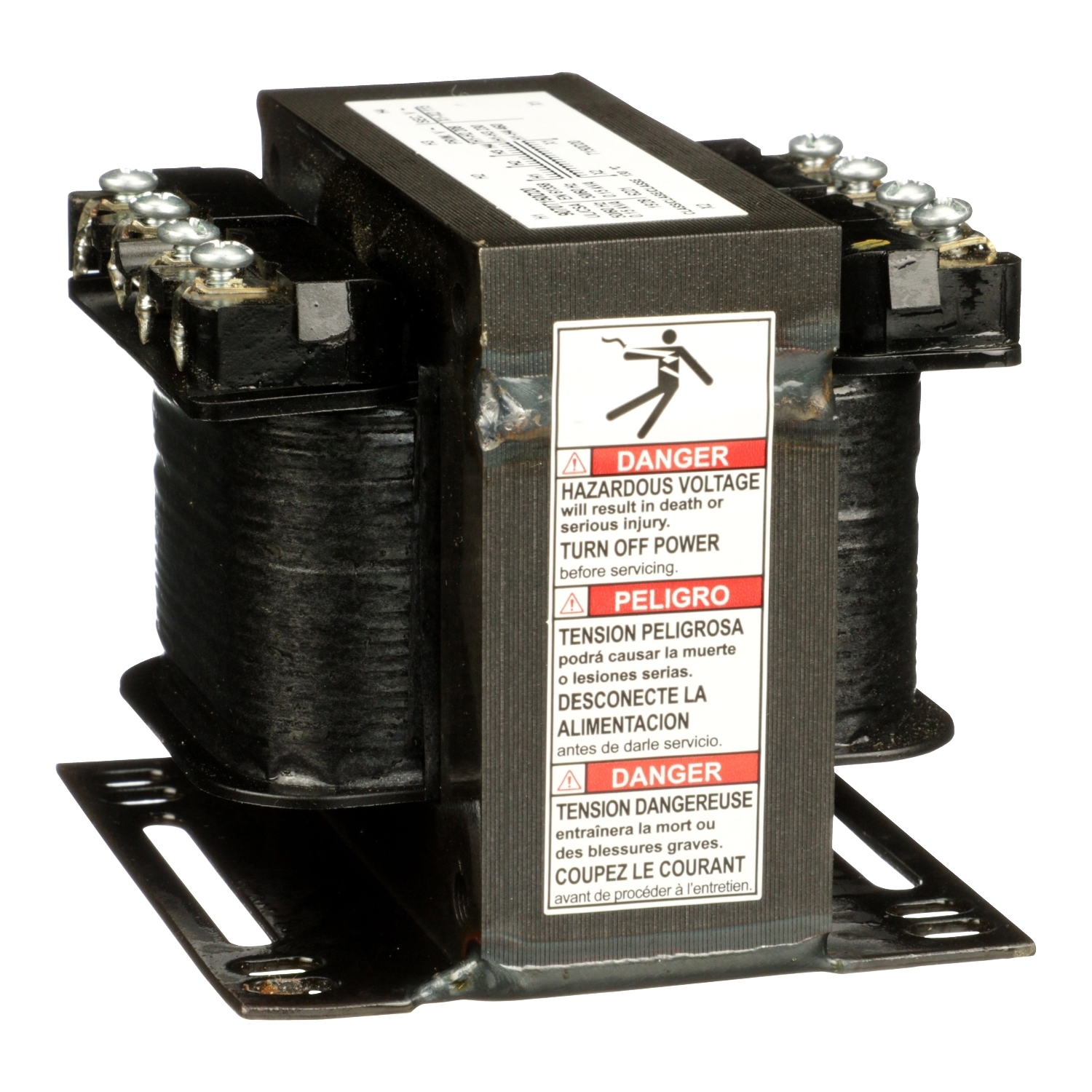 9070T150D20 Type T Industrial Open Style Control Transformer, 208/230/460 V AC Primary, 115 VAC Secondary, 150 VA Power Rating, 50/60 Hz, 1 Phase