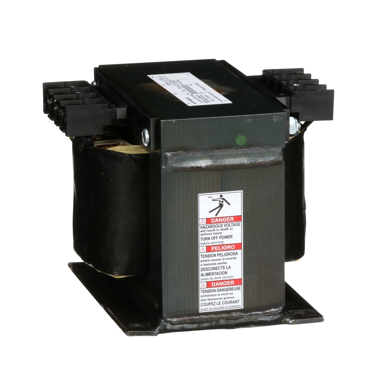 9070T500D20 Type T Industrial Control Transformer, 208/230/460 V AC Primary, 115 VAC Secondary, 300/500 VA Power Rating, 50/60 Hz, 1 Phase