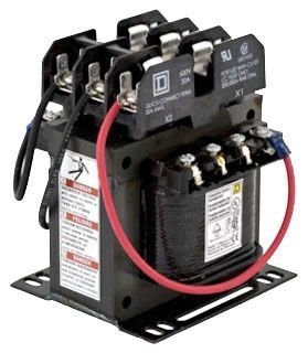 9070TF150D15 Type TF Control Transformer, 230/460 V Primary, 24/120 V Secondary, 150 VA Power Rating, 1 Phase