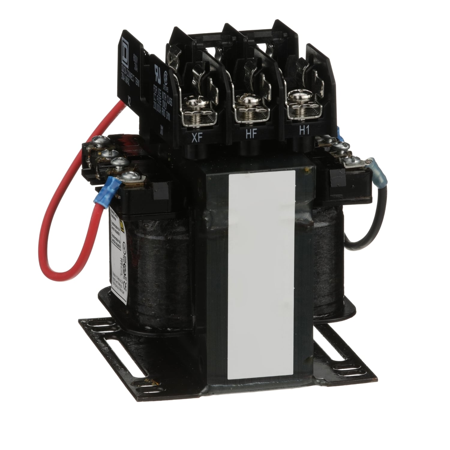 9070TF150D5 Type TF Industrial Open Style Control Transformer, 550/575/600 V AC Primary, 110/115/120 VAC Secondary, 150 VA Power Rating, 50/60 Hz, 1 Phase