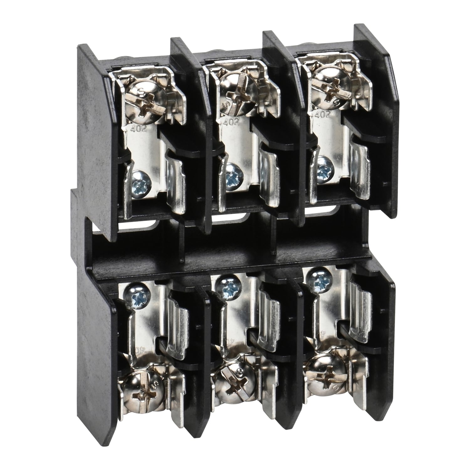 9080FB3611M Type FB Fuse Holder, 600 V AC, 30 A, Class: M, 14 to 10 AWG Wire, 3 Poles