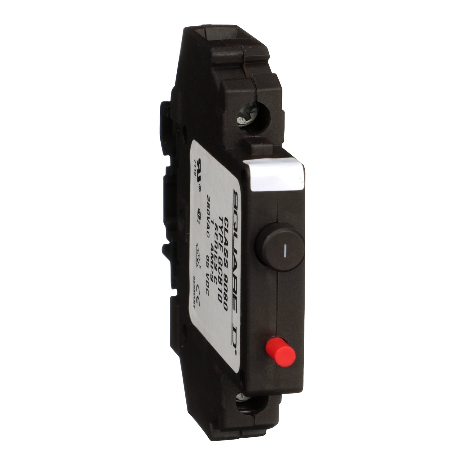 9080GCB10 Linergy Overcurrent Circuit Protector, 250 V AC/65 V DC, 1 A, 1 Poles