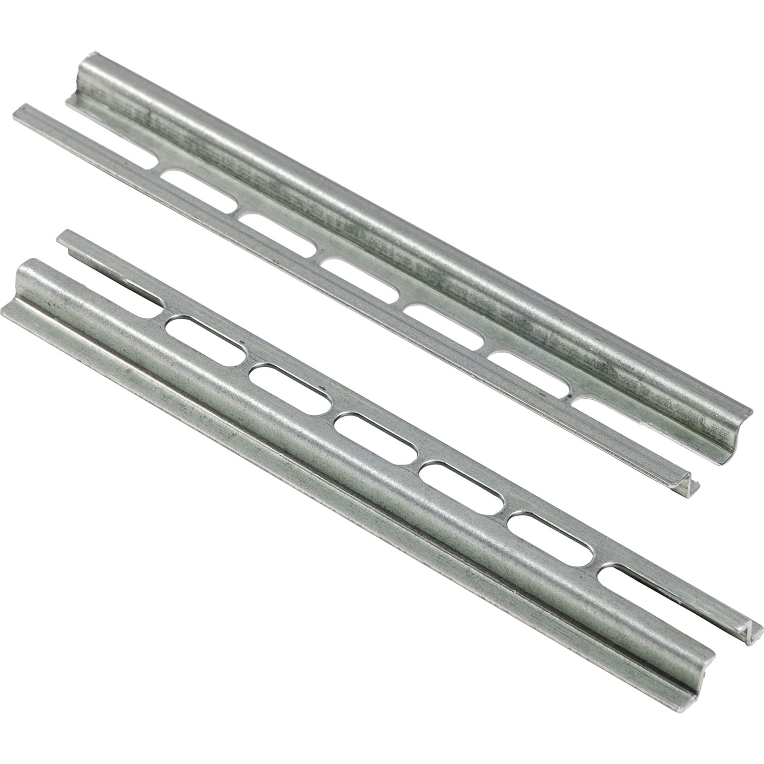 9080GH106 Linergy Standard Surface/Panel Mount Terminal Block Mounting Track, 6 in L x 0.81 in W x 0.22 in H, Galvanized Steel