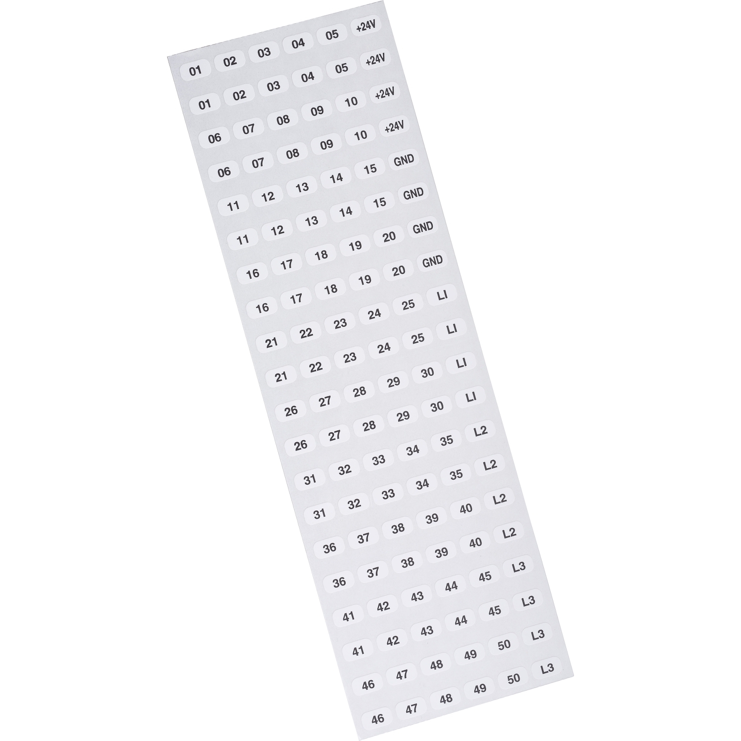 9080GH210 Linergy Terminal Block Marking Tab, 4-1/4 in W