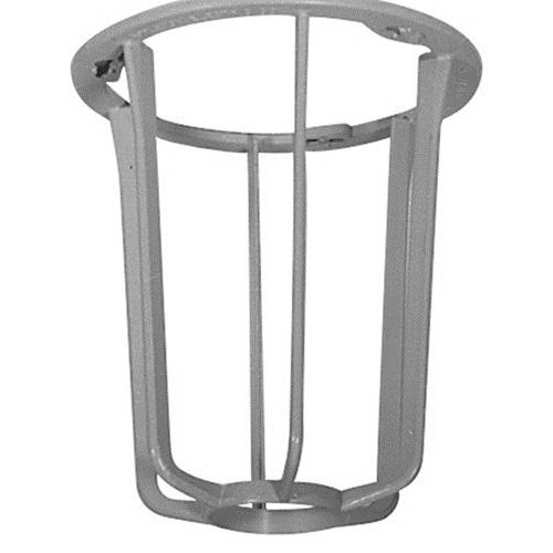 Globe Wire Guard; Copper-Free Aluminum, Gray