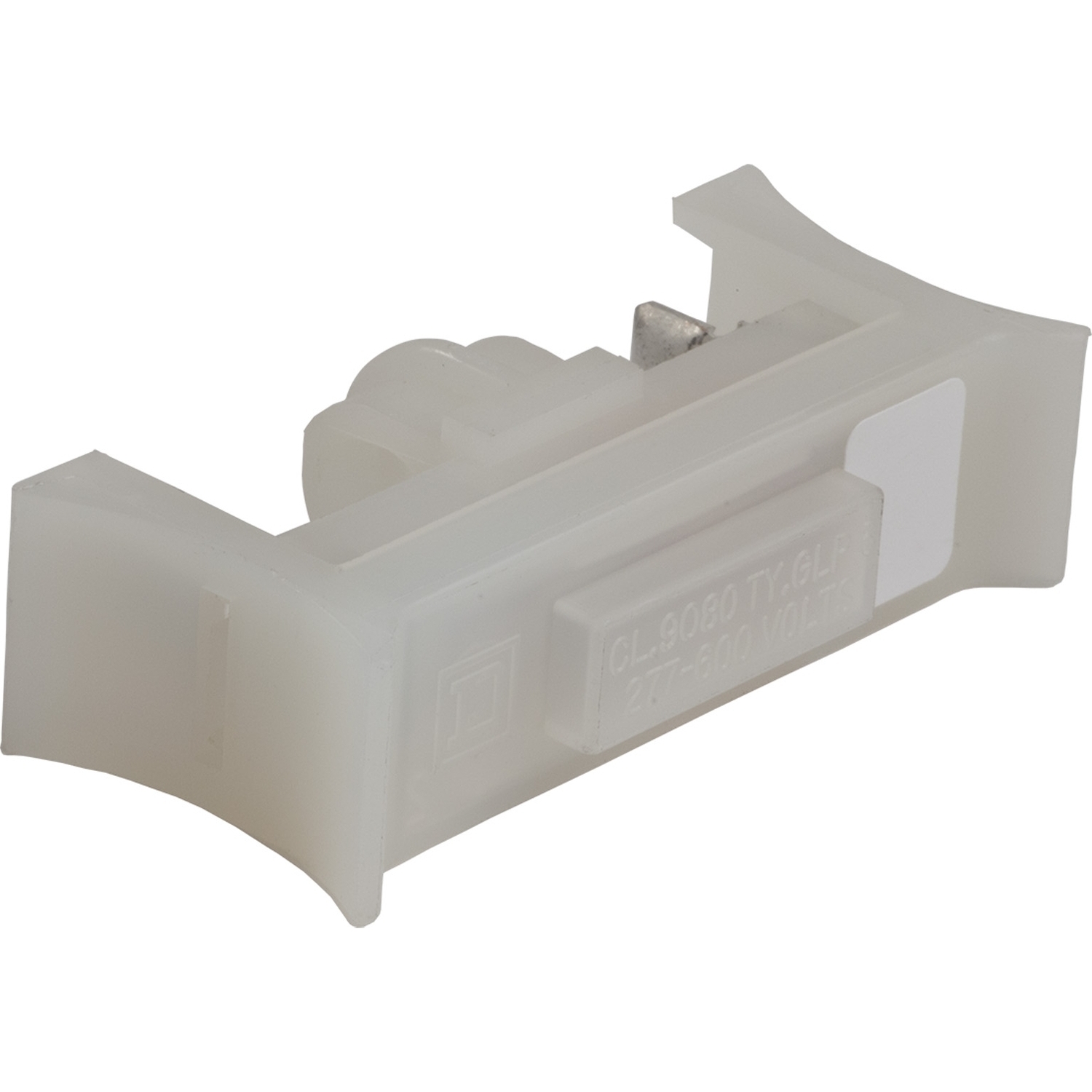 9080GLP6 Linergy Terminal Block Blown Fuse Indicator, GF6 13/32 in Dia x 1-1/2 in L Fuse, 3.4 in OAL, Nylon