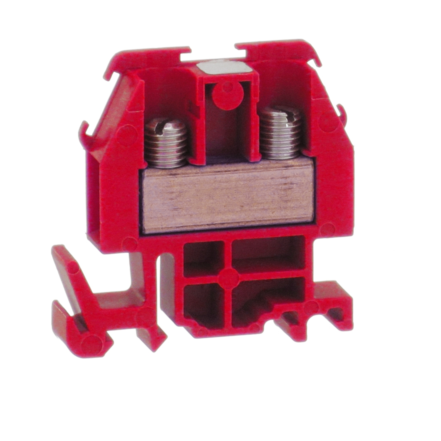 9080GRR6 Type G Fingersafe Terminal Block, 600 V AC/DC, 60 A, 22 to 8 AWG Cu Wire, DIN Rail Mount