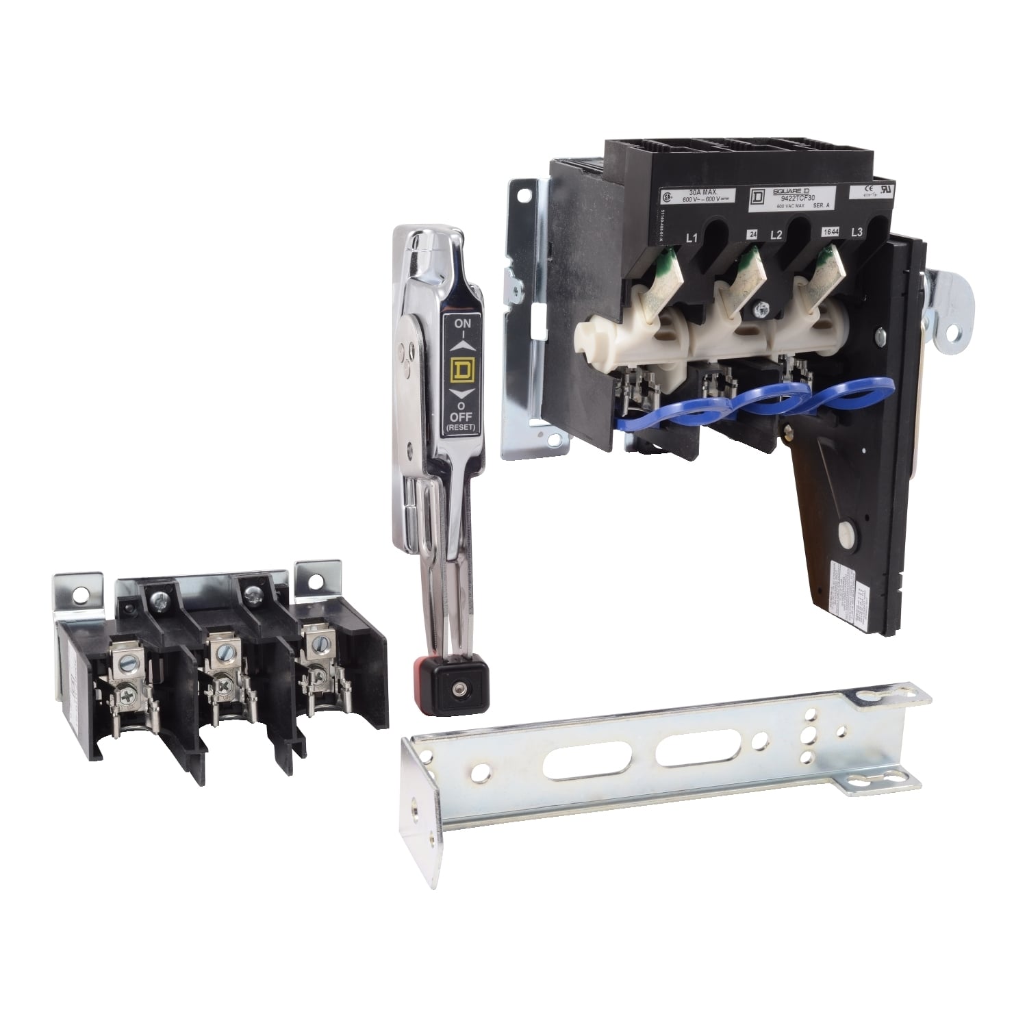 9422ATCN302 9422T Disconnect Switch Handle and Fuse, For Use With 30 A Non-Fusible Circuit Breaker