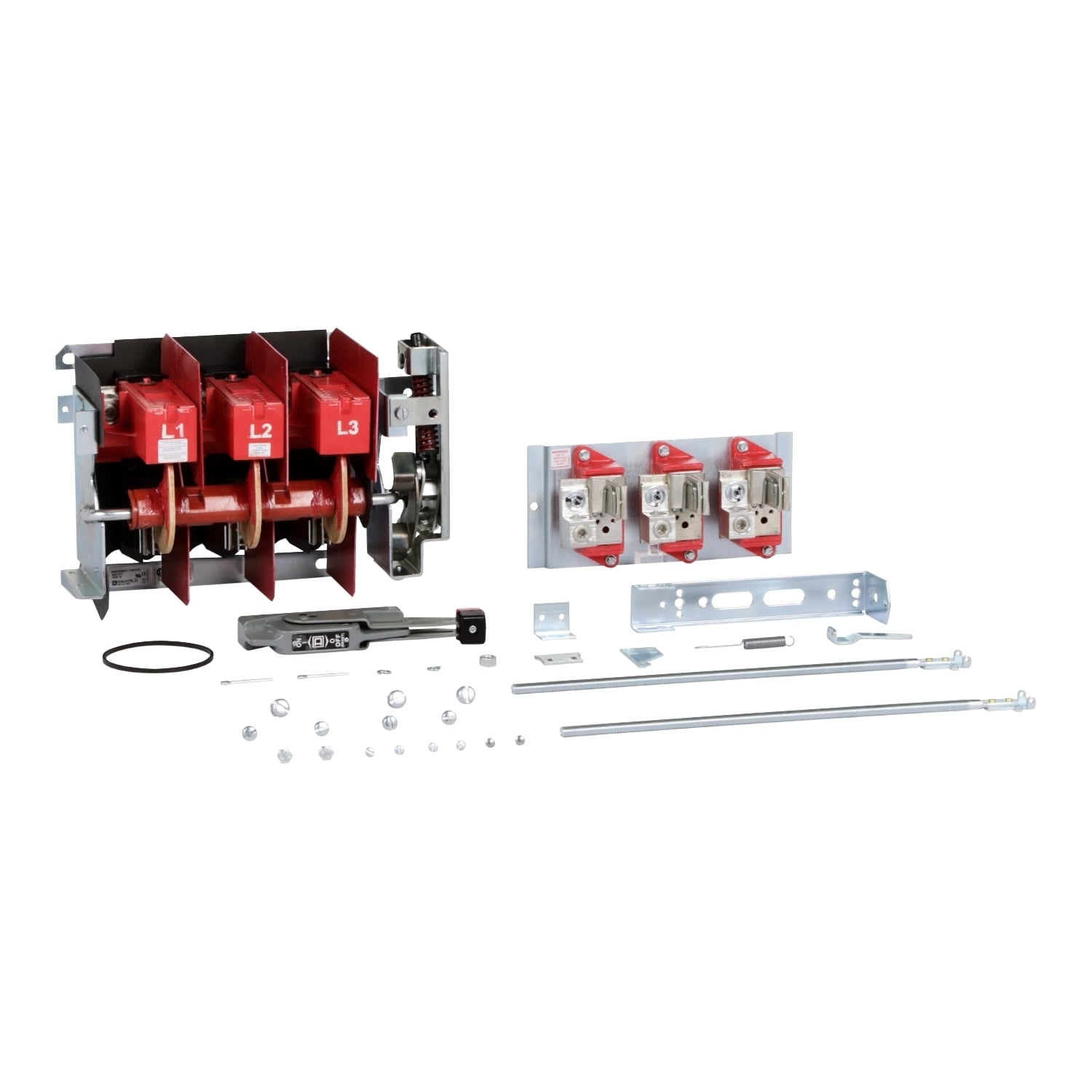 9422ATF12 Fixed/Variable Depth Fusible Rod Operated Disconnect Switch, 250/600 V AC, 200 A, 40 hp