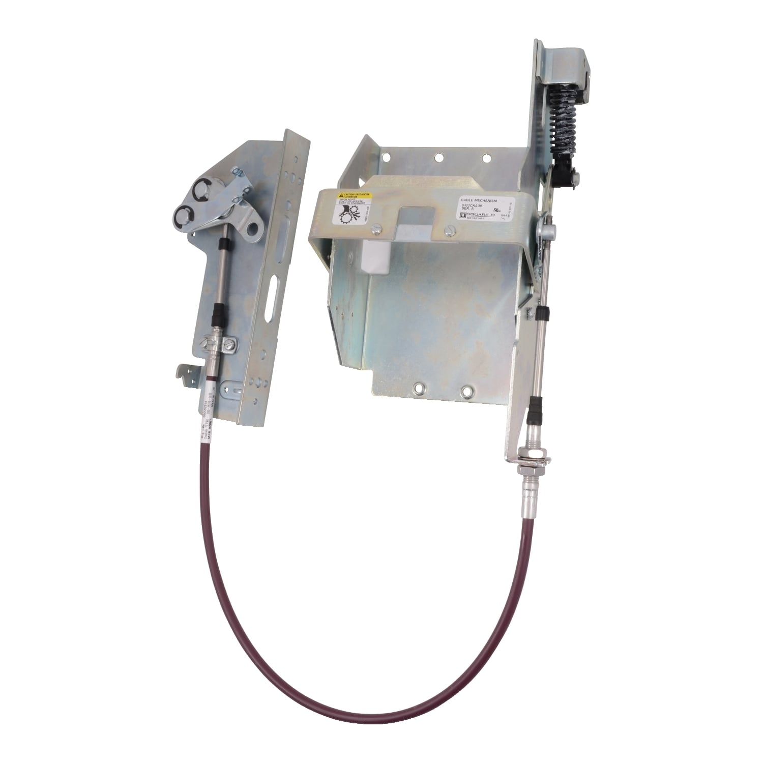 9422CKA51 Flexible Single Cable Operated Circuit Breaker Disconnect Operating Mechanism, NEMA 1/3/3R/4/12 NEMA Rating, For Use With Class 9422 A1 Handle Operator and Type KAL/KHL 250 A 2/3-Pole Circuit Breaker